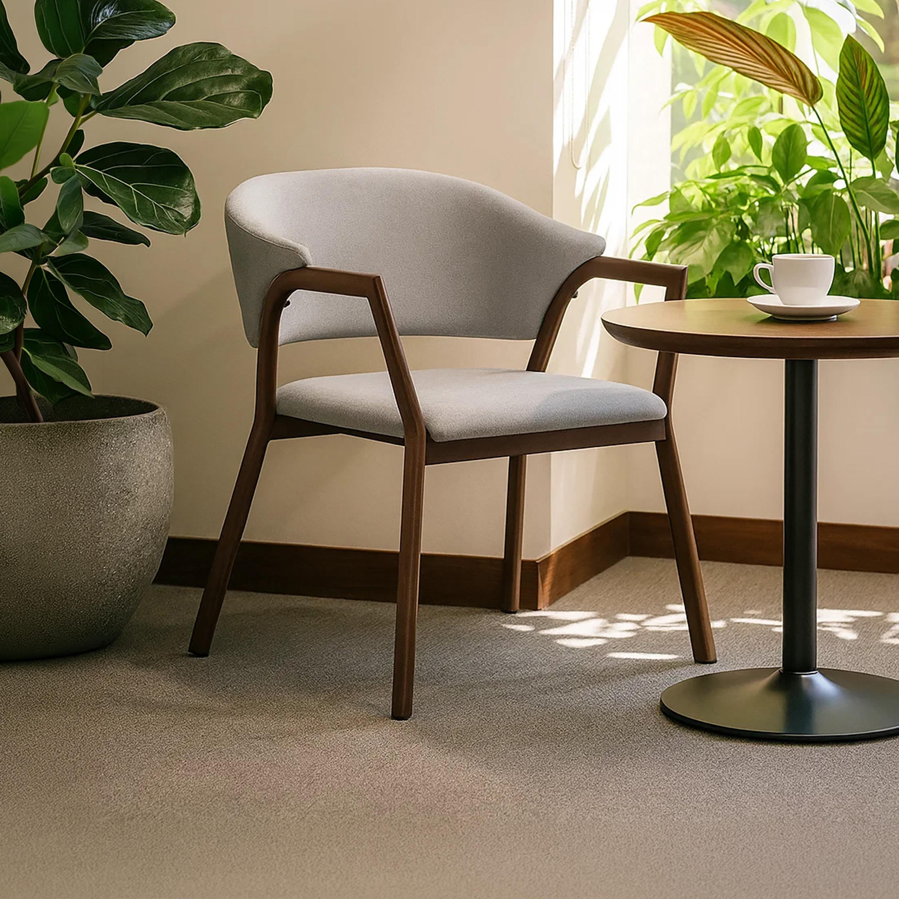 كرسي استرخاء بذراع مستقيم رمادي من ماريا هومز-furniture-sofaandseating-armchairs-image-2