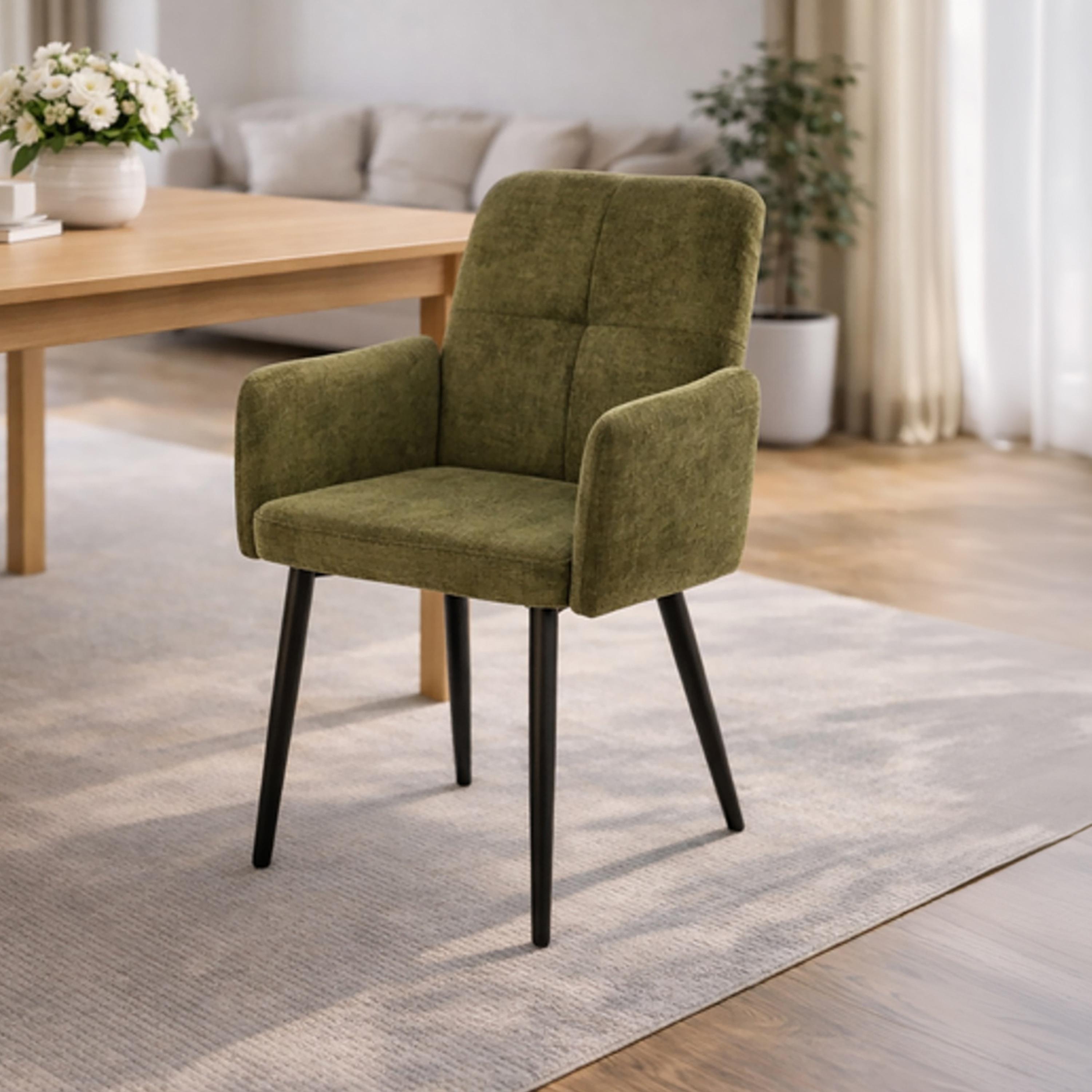 كرسي بذراعين مبطن من ماريا هومز-furniture-sofaandseating-armchairs-image-1