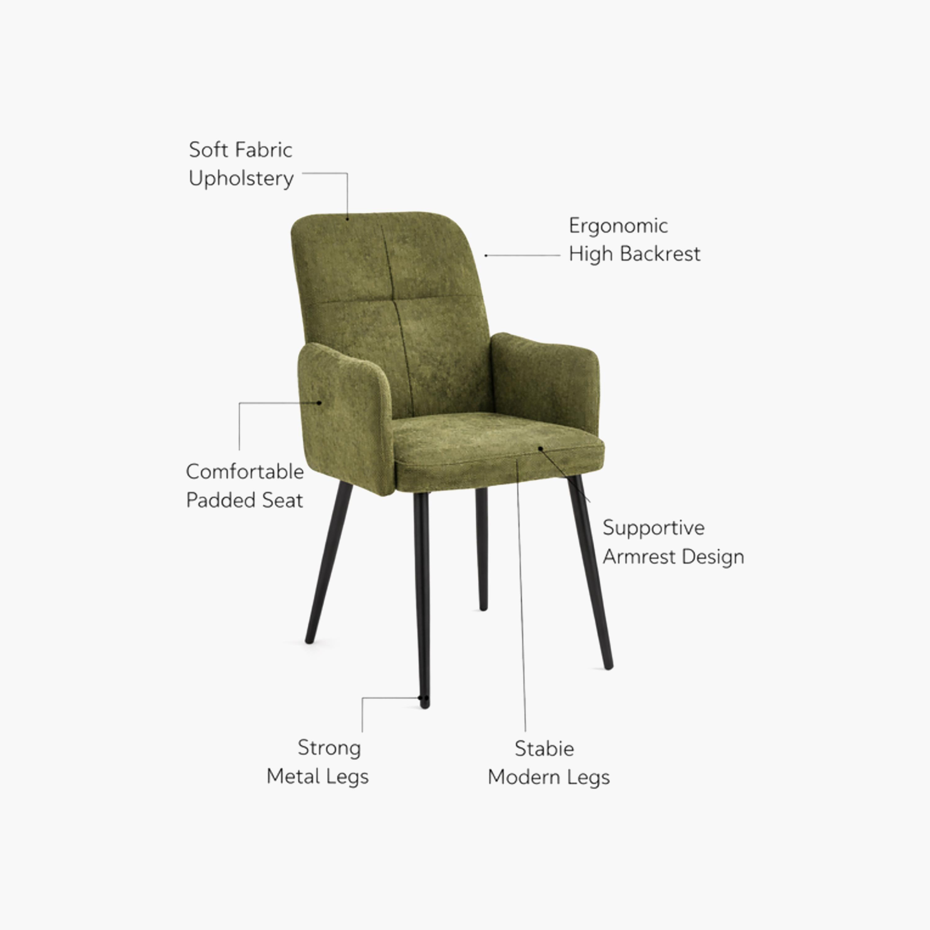 كرسي بذراعين مبطن من ماريا هومز-furniture-sofaandseating-armchairs-image-4