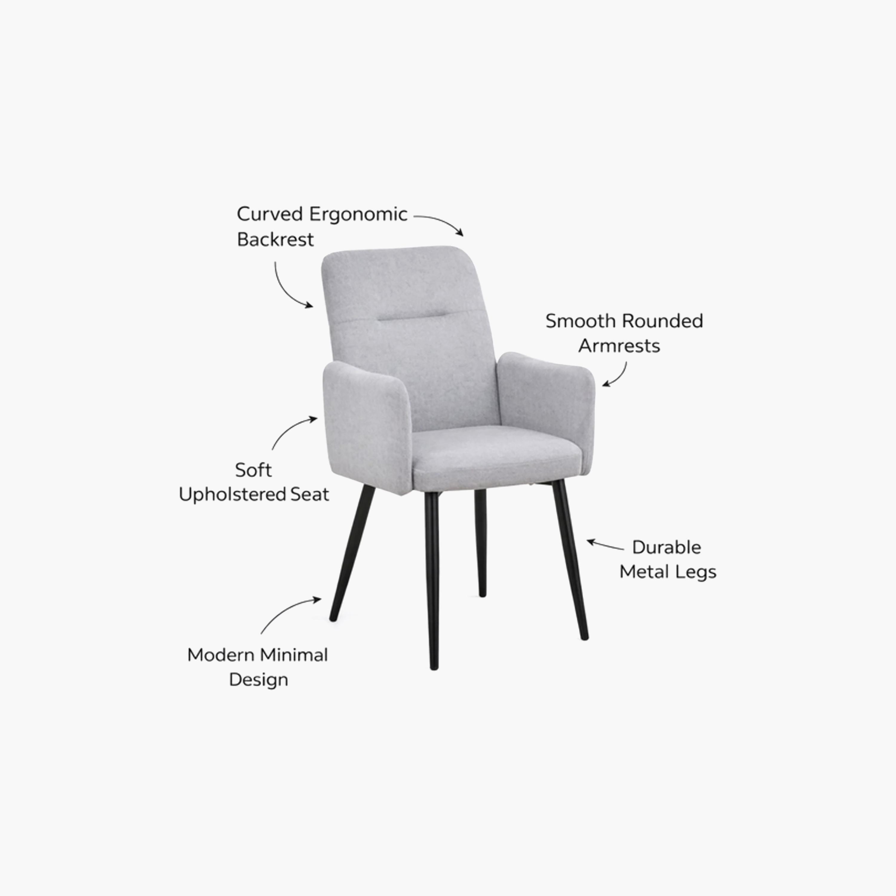 كرسي بذراعين مبطن من ماريا هومز-furniture-sofaandseating-armchairs-image-3