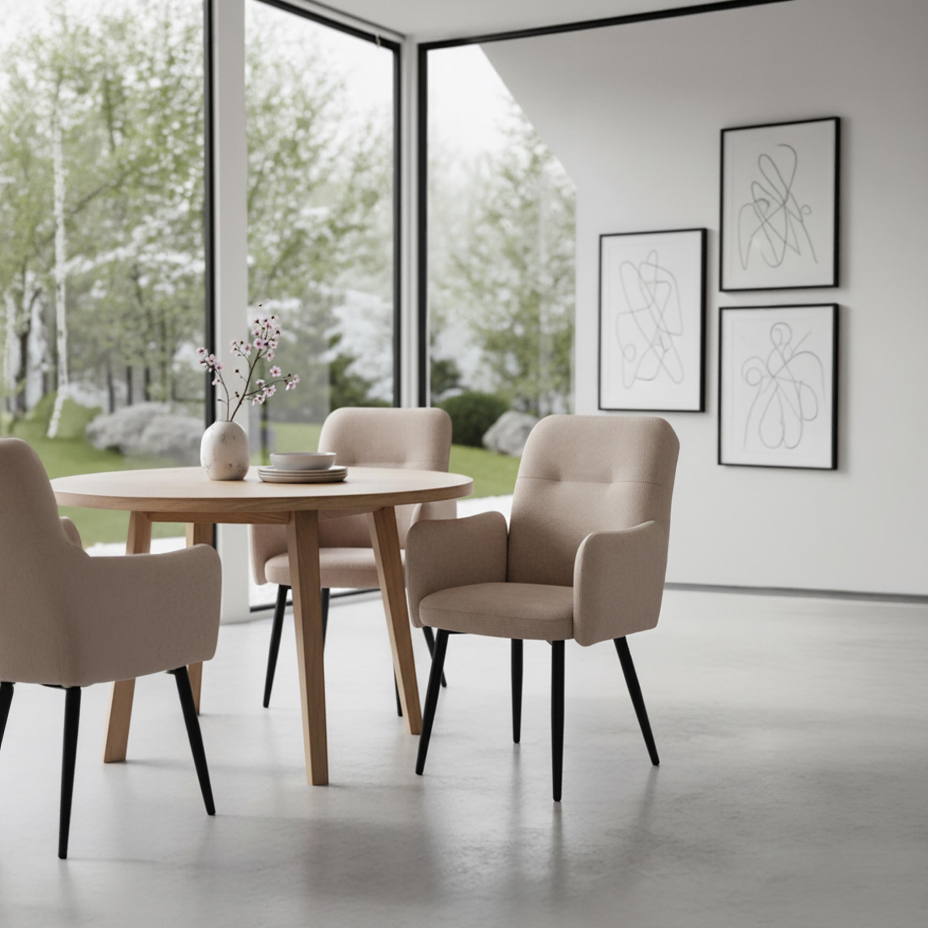 كرسي بذراعين مبطن من ماريا هومز-furniture-sofaandseating-armchairs-image-2