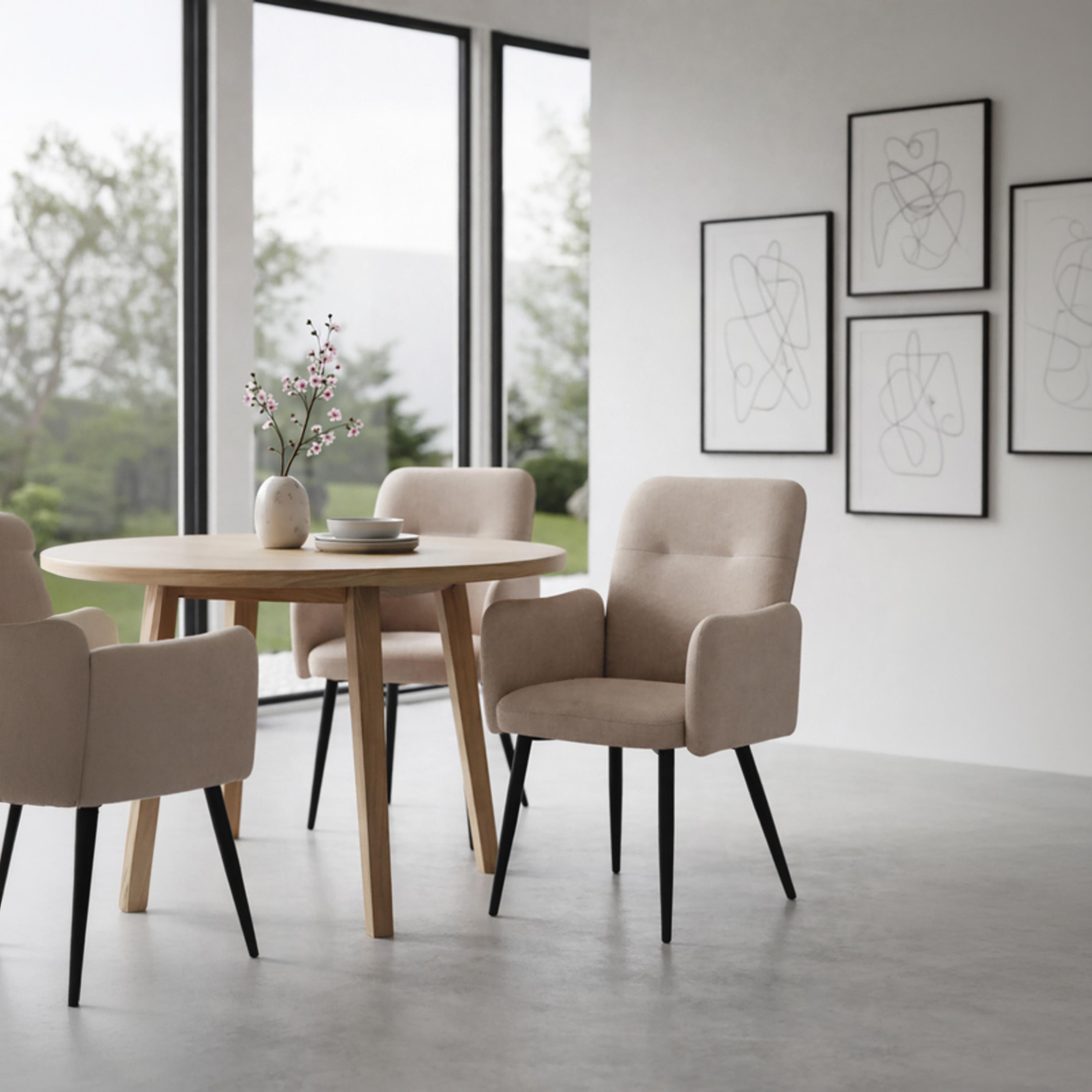كرسي بذراعين مبطن من ماريا هومز-furniture-sofaandseating-armchairs-image-3