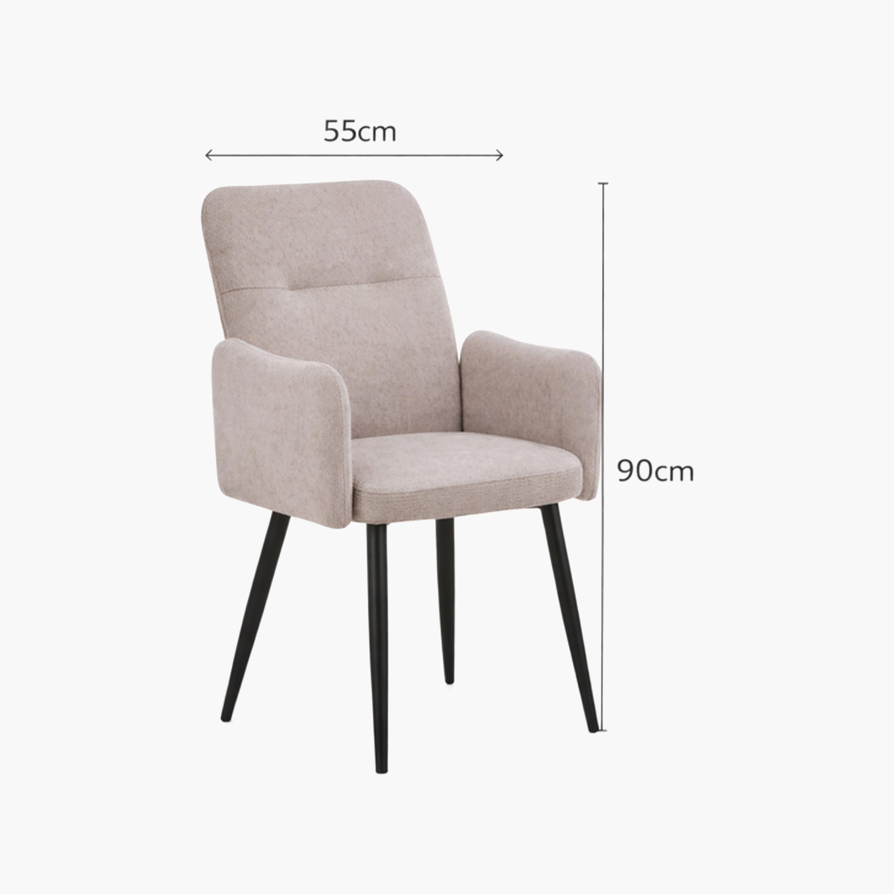 كرسي بذراعين مبطن من ماريا هومز-furniture-sofaandseating-armchairs-image-6