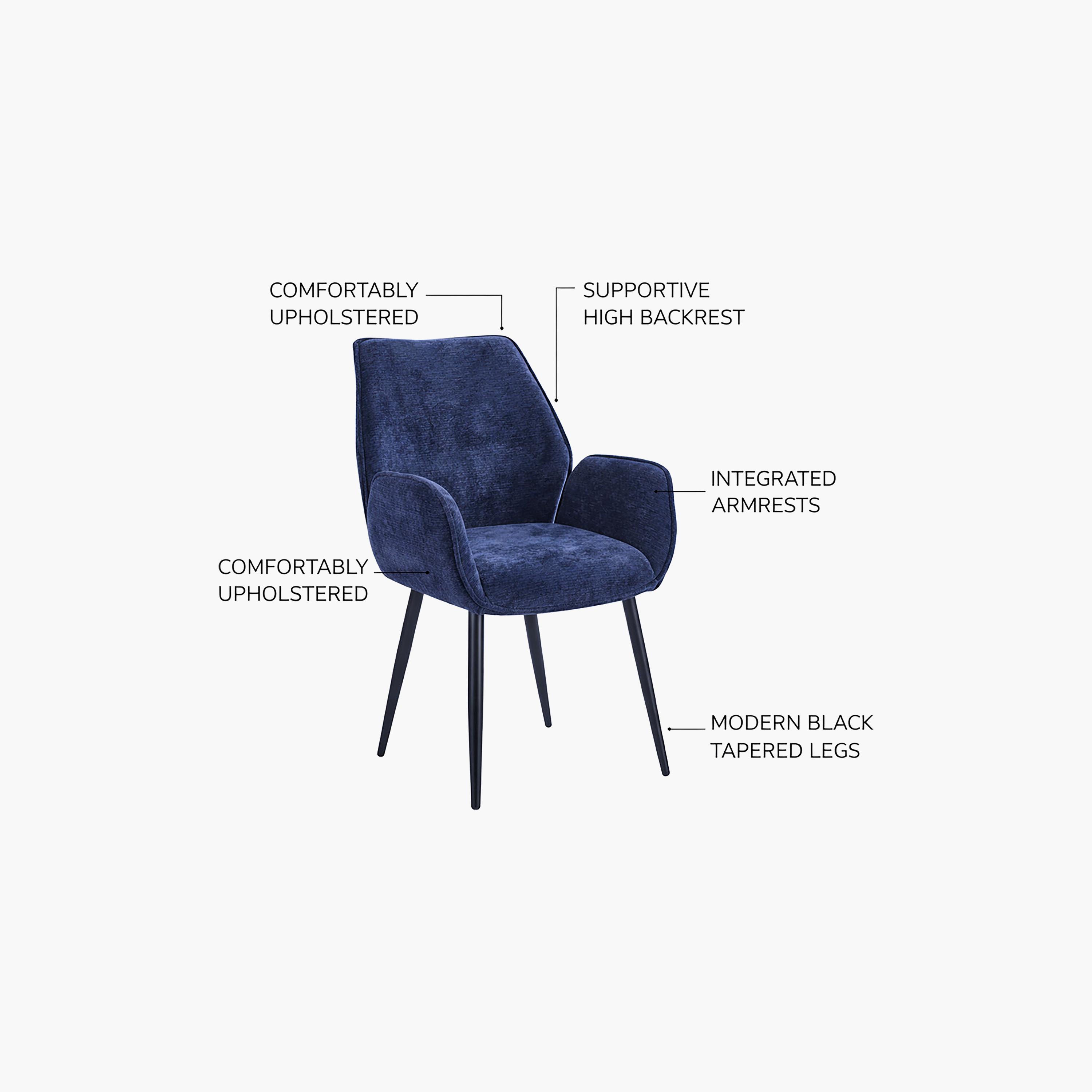كرسي بذراعين مبطن من ماريا هومز-furniture-sofaandseating-armchairs-image-4