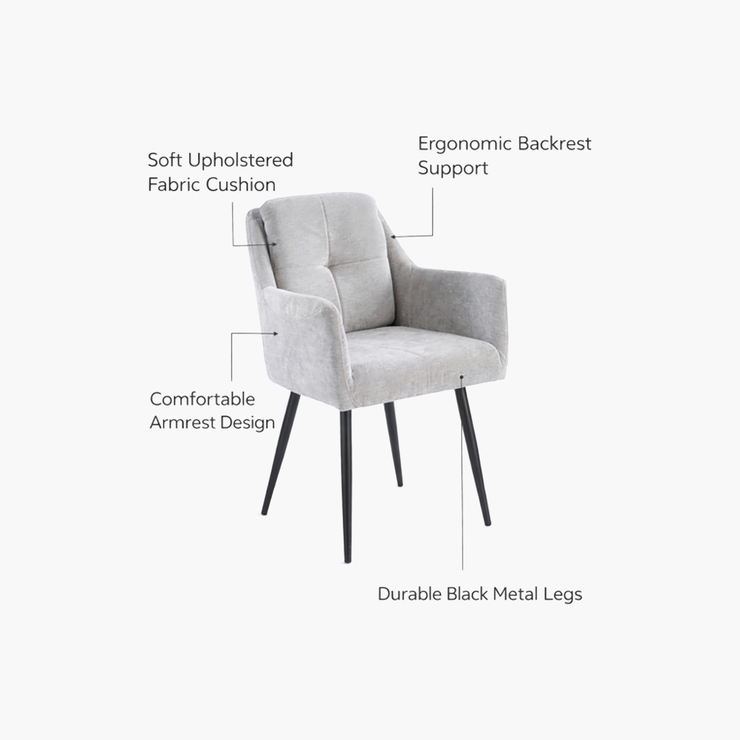 كرسي بذراعين مبطن من ماريا هومز-furniture-sofaandseating-armchairs-image-4