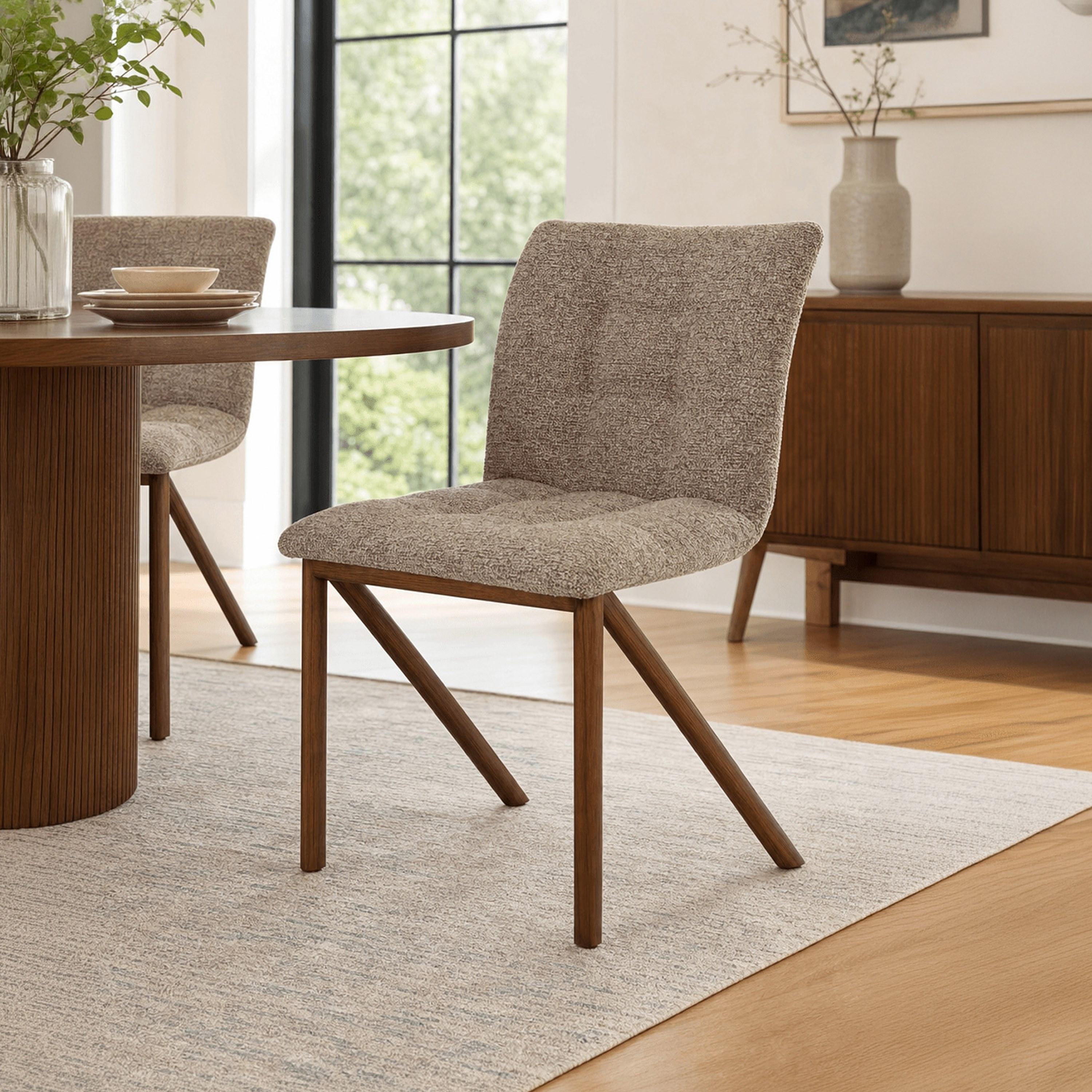 كرسي أنيق بدون ذراعين من ماريا هومز-furniture-diningroom-chairsandbenches-image-1