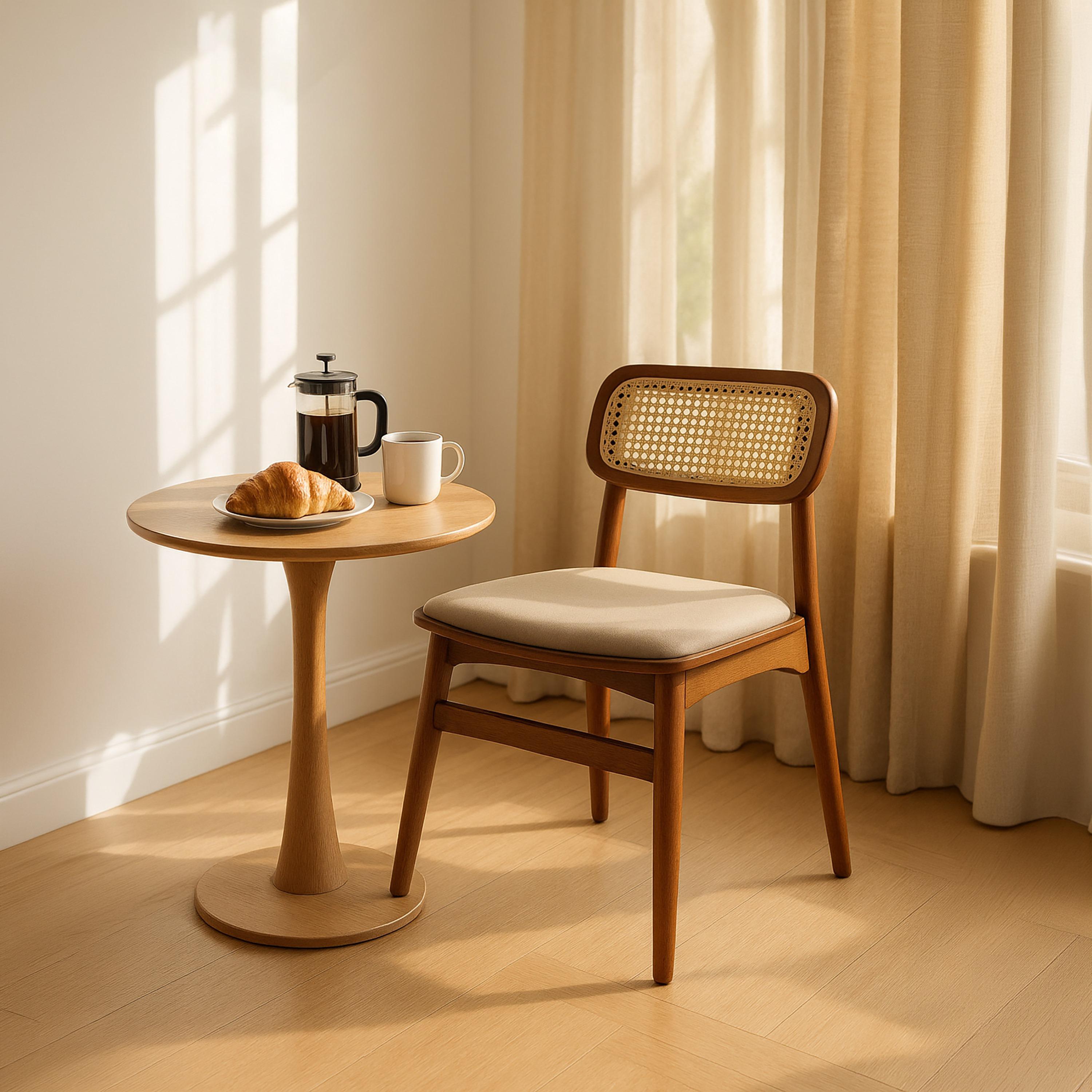 كرسي بدون أذرع بني من ماريا هومز-furniture-diningroom-chairsandbenches-image-3