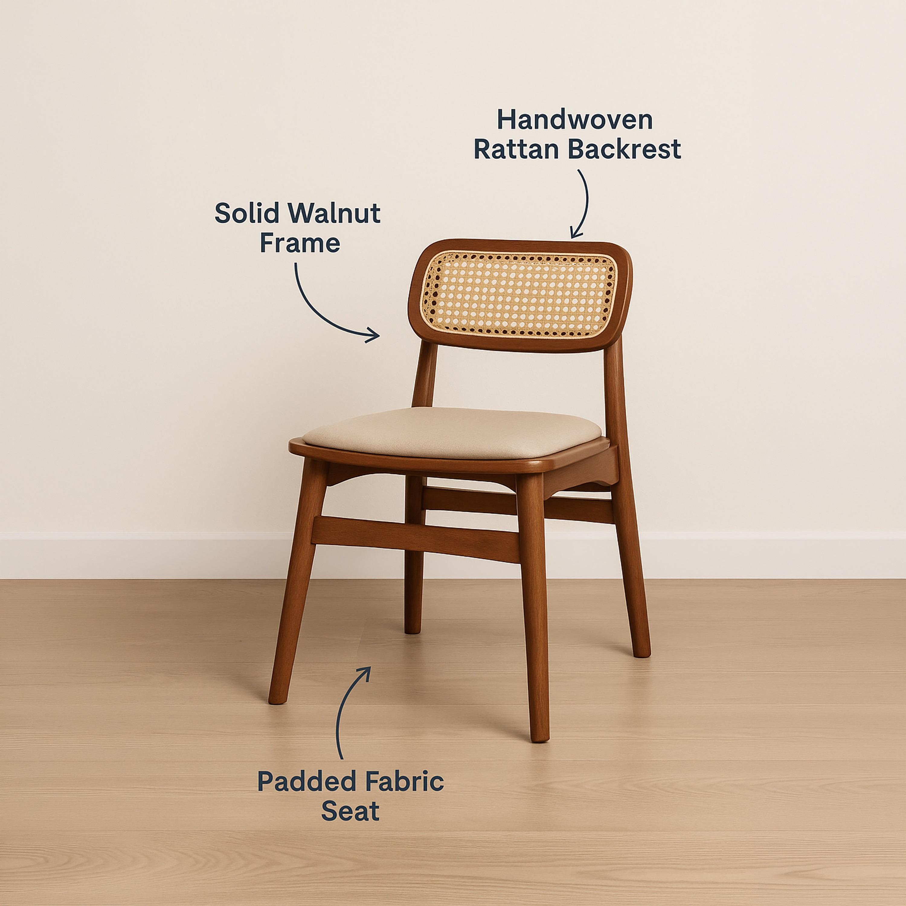 كرسي بدون أذرع بني من ماريا هومز-furniture-diningroom-chairsandbenches-image-6