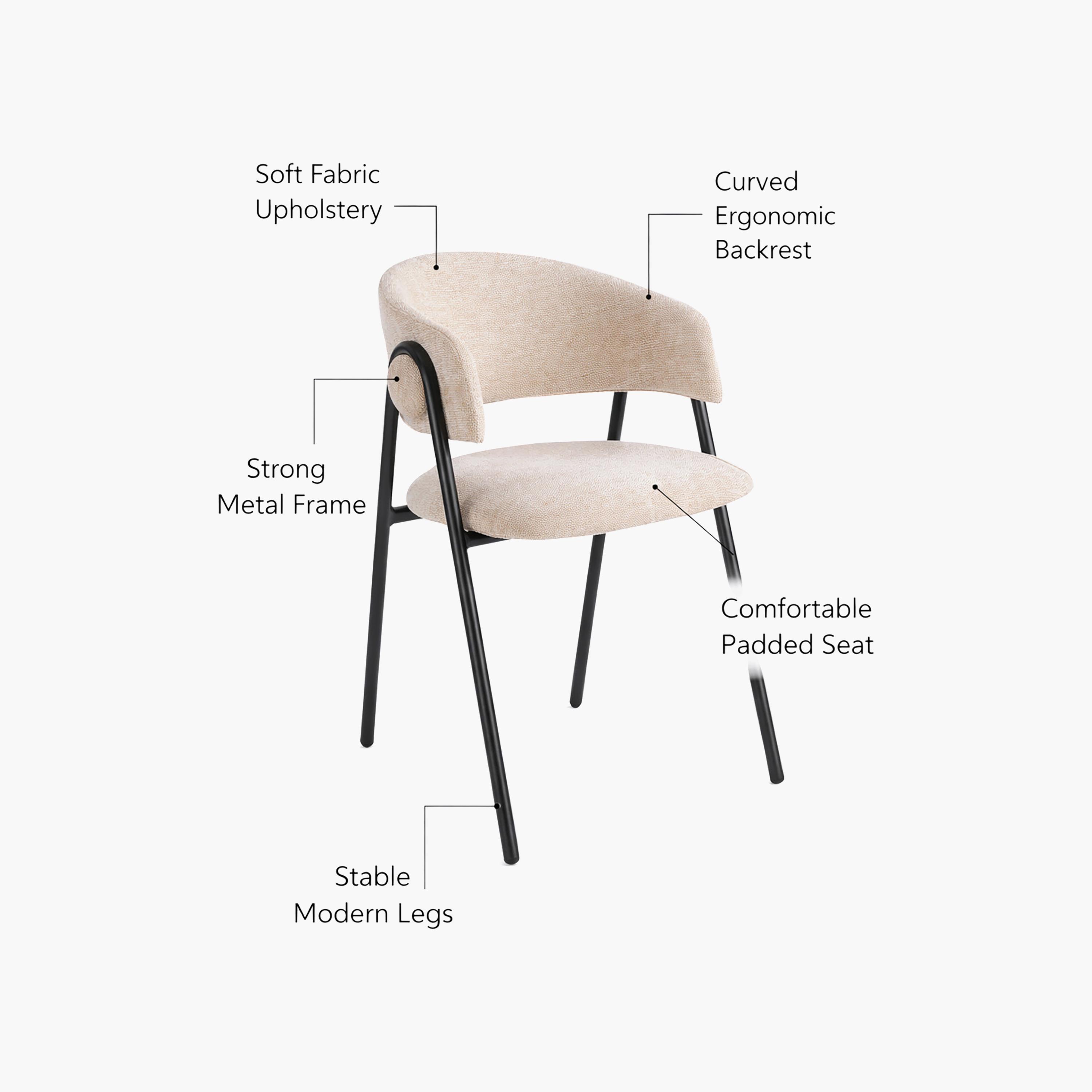 Maria Homes Curved Arm Chair-furniture-sofaandseating-armchairs-image-4