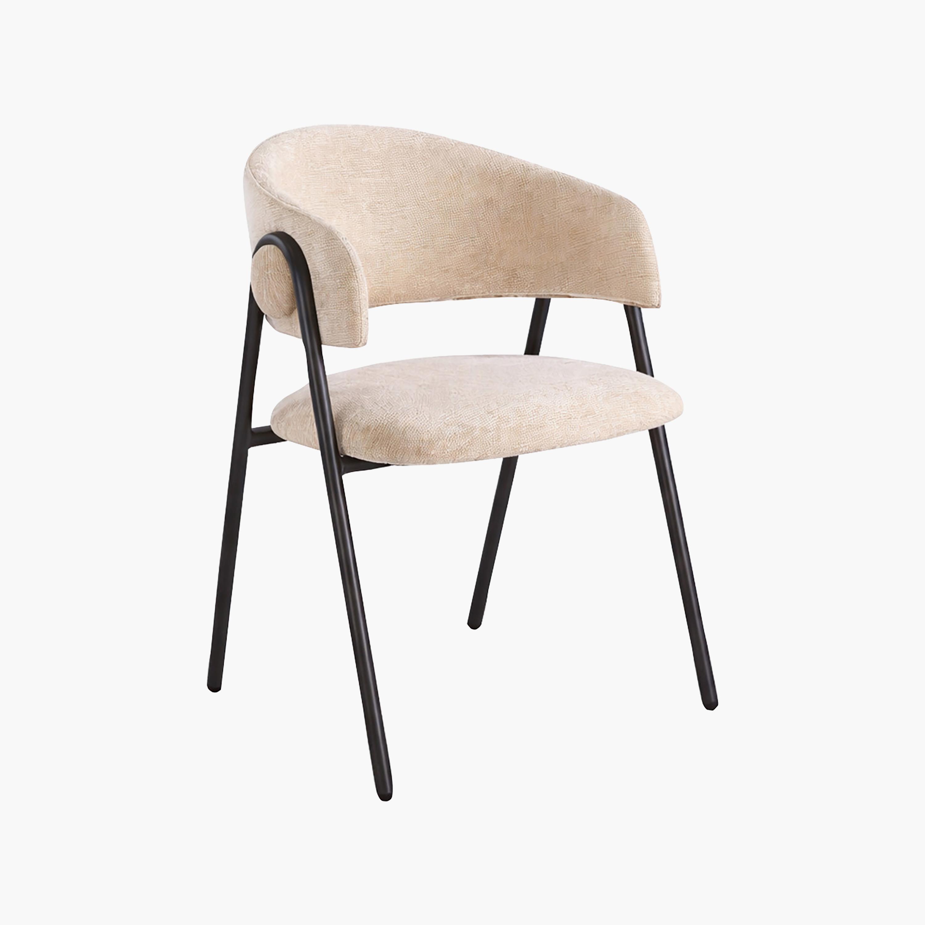 Maria Homes Curved Arm Chair-furniture-sofaandseating-armchairs-image-5