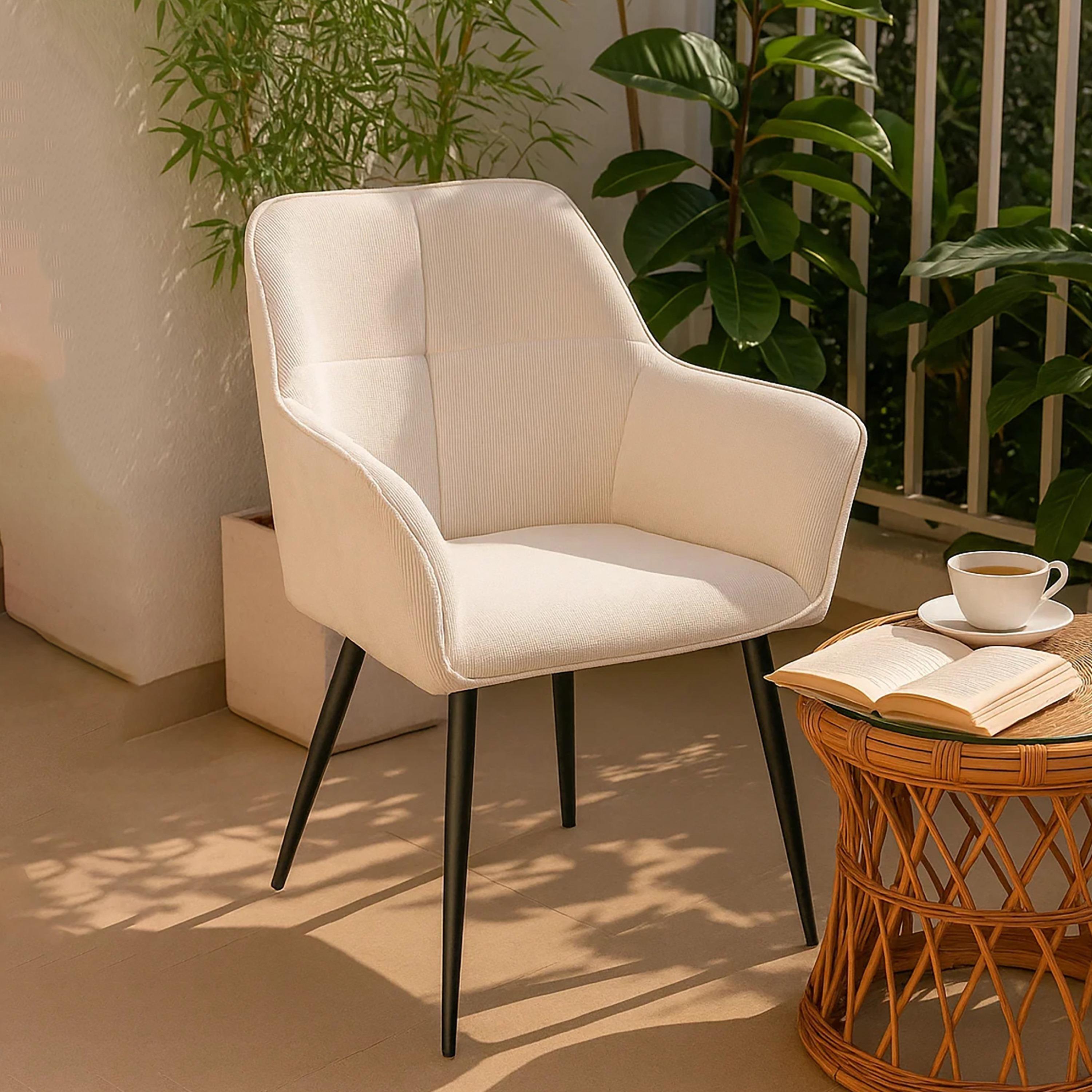 Maria Homes Padded Arm Chair-furniture-sofaandseating-armchairs-image-1
