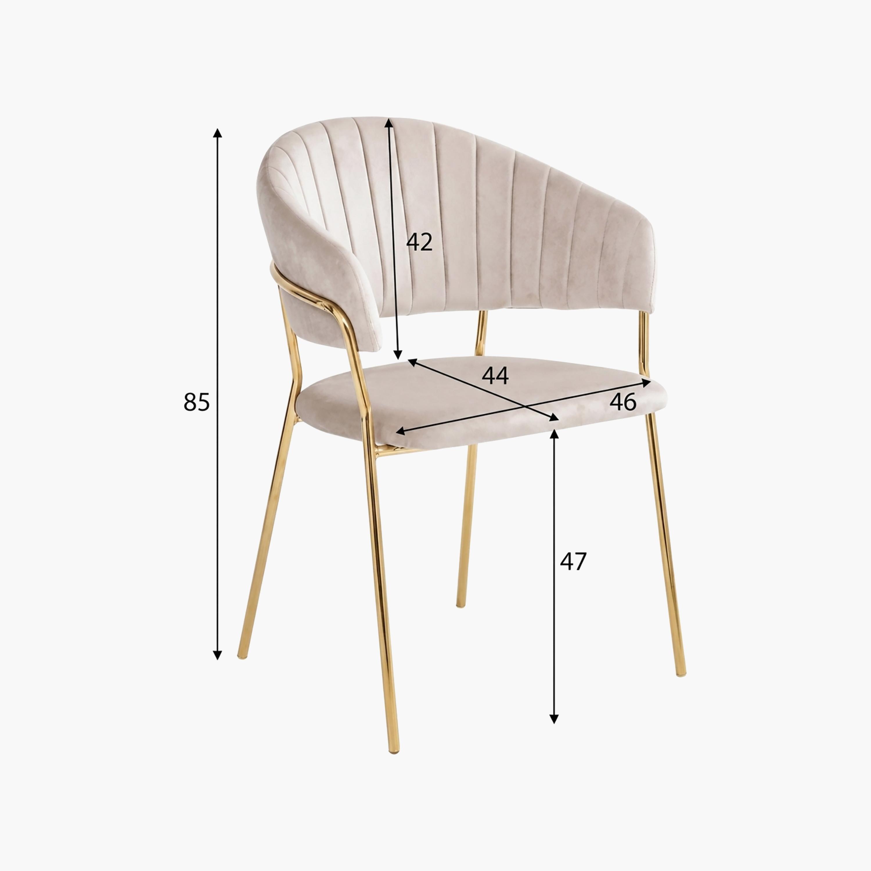 Maria Homes Curved Arm Chair-furniture-sofaandseating-armchairs-image-4