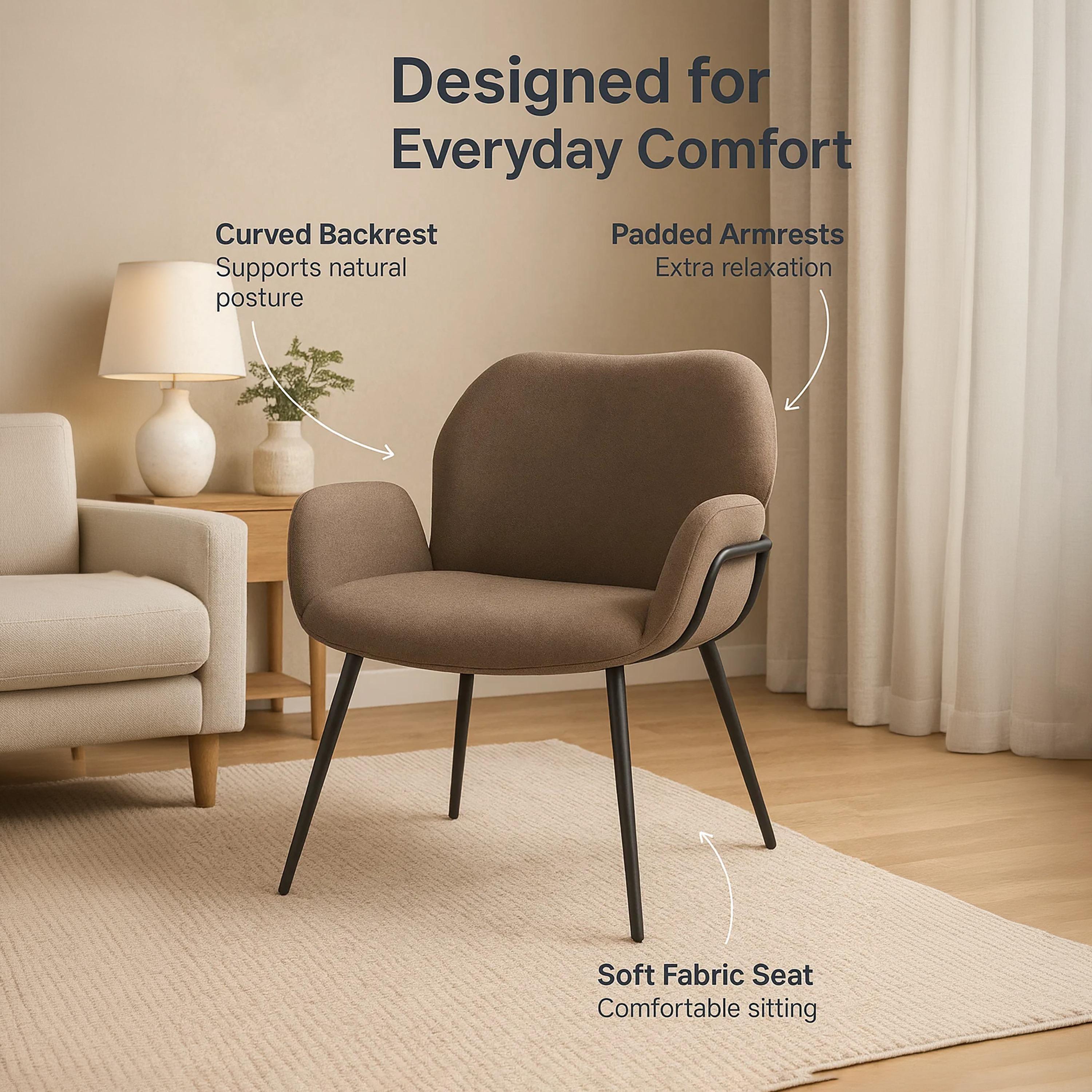 Maria Homes Padded Arm Chair-furniture-sofaandseating-armchairs-image-4