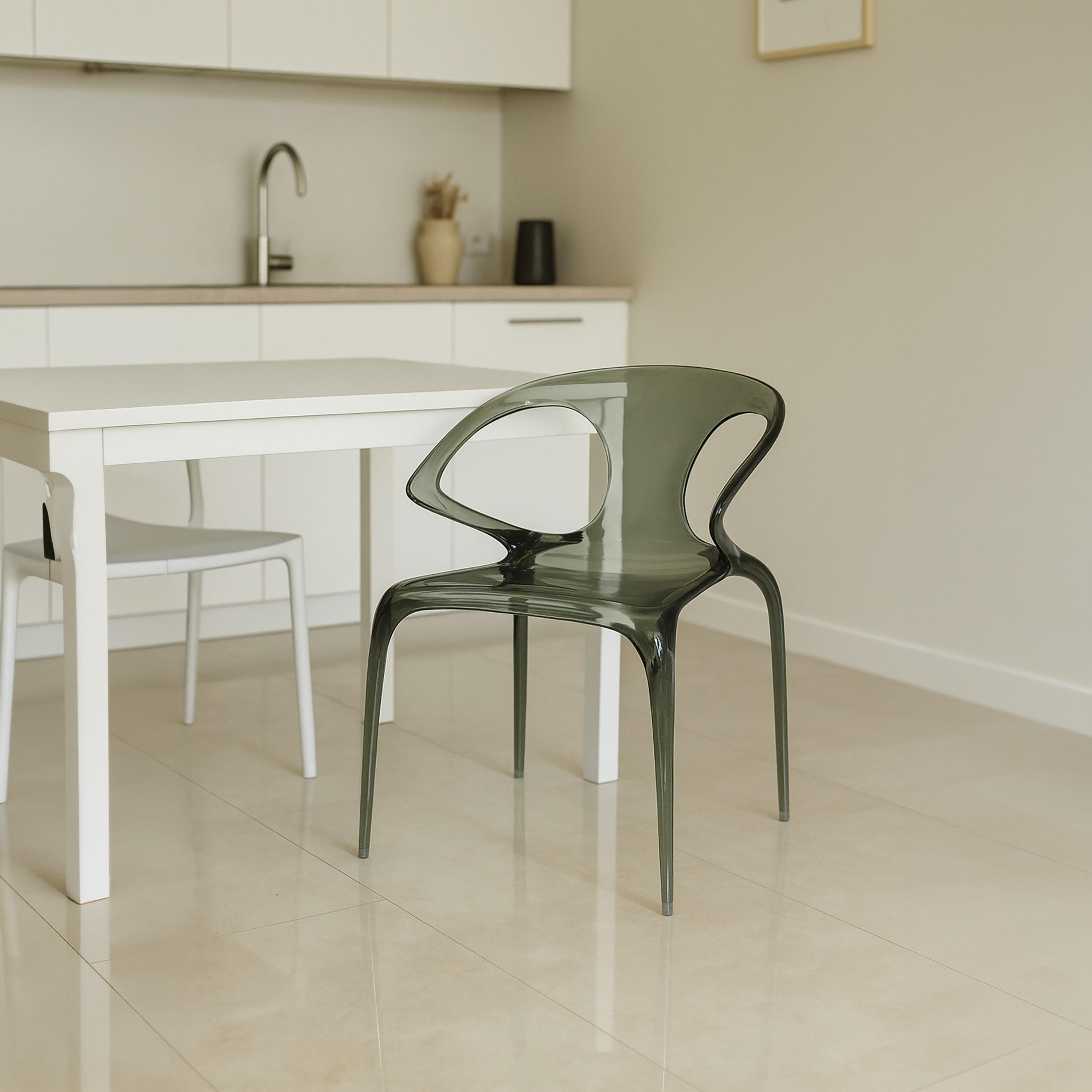 Maria Homes Curved Arm Chair-furniture-sofaandseating-armchairs-image-2