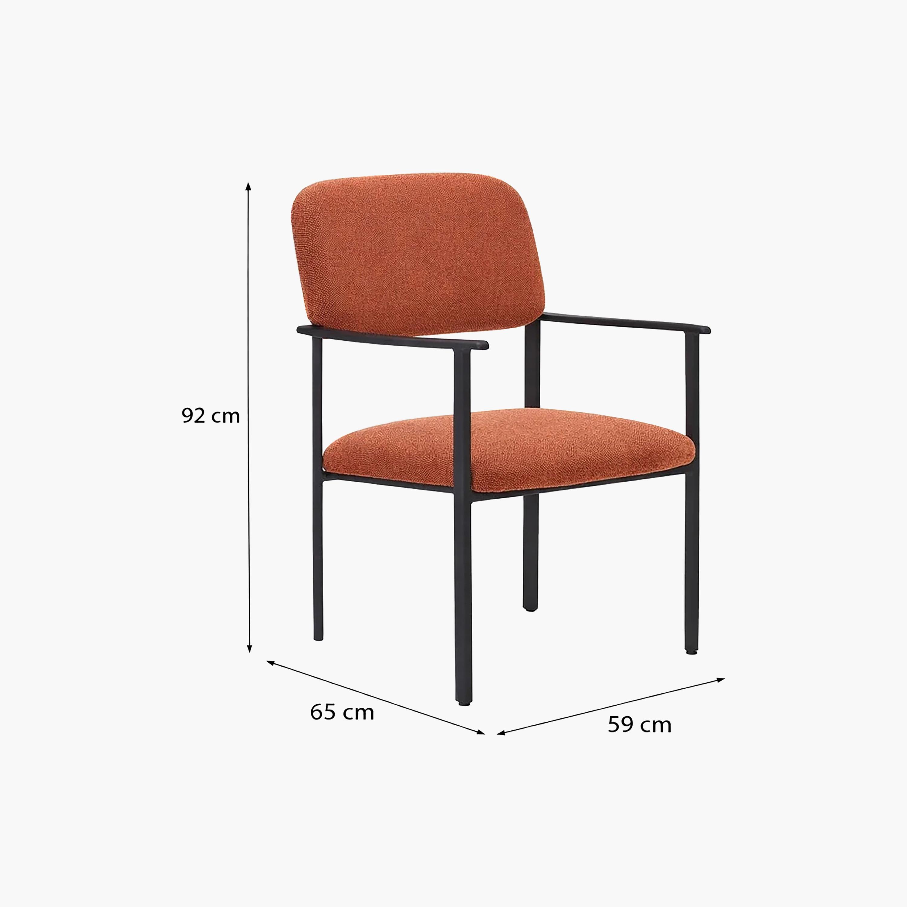 Maria Homes Straight Arm Chair-furniture-sofaandseating-armchairs-image-6