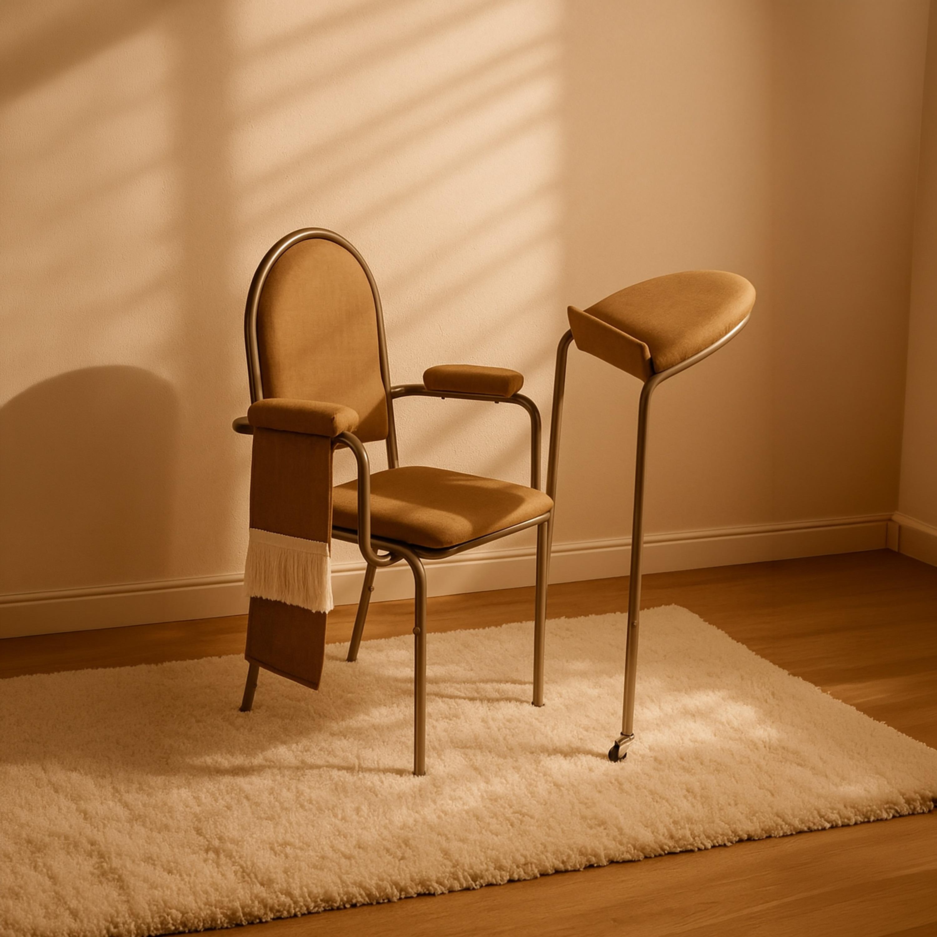 كرسي بذراعين مبطن بني من ماريا هومز-furniture-sofaandseating-armchairs-image-1