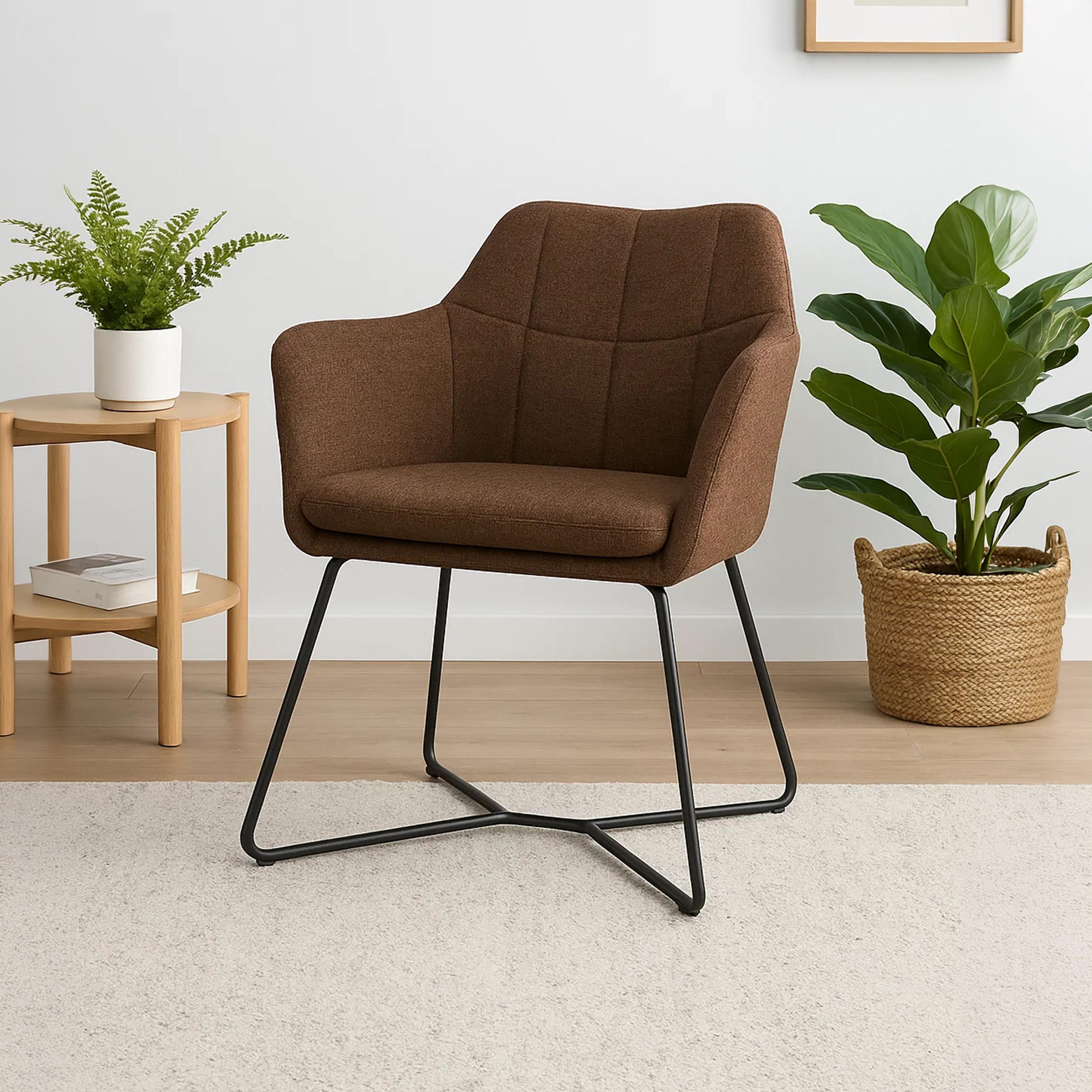 Maria Homes Padded Arm Chair-furniture-sofaandseating-armchairs-image-1