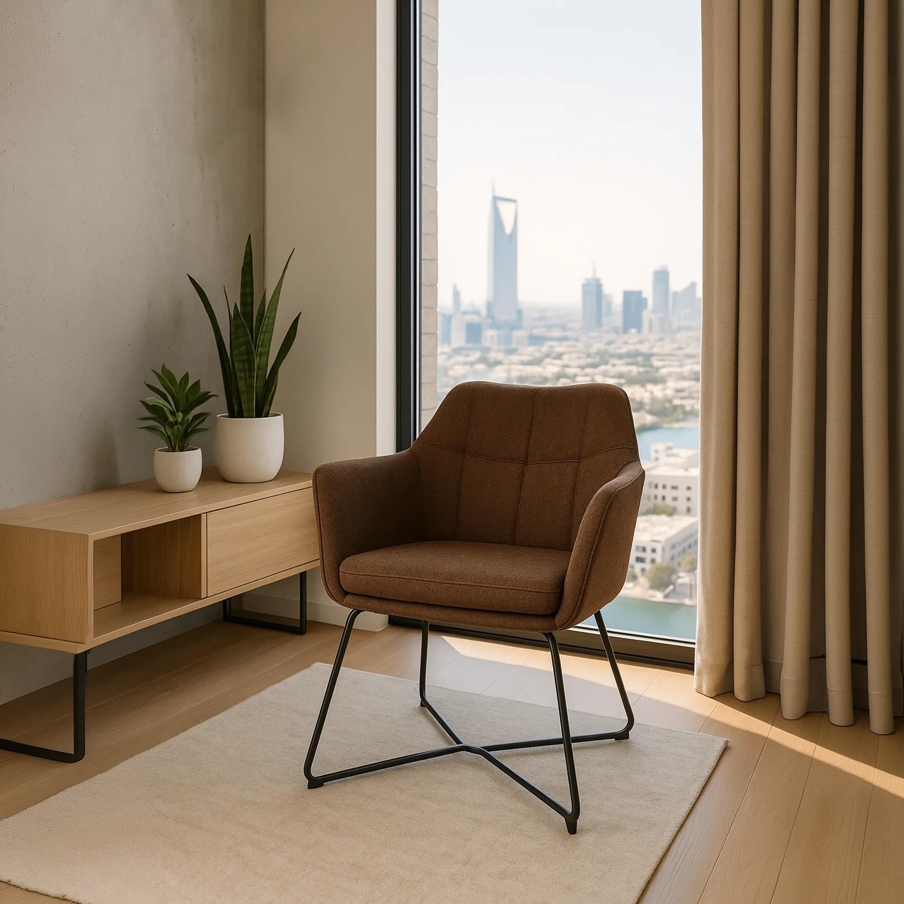 Maria Homes Padded Arm Chair-furniture-sofaandseating-armchairs-image-2