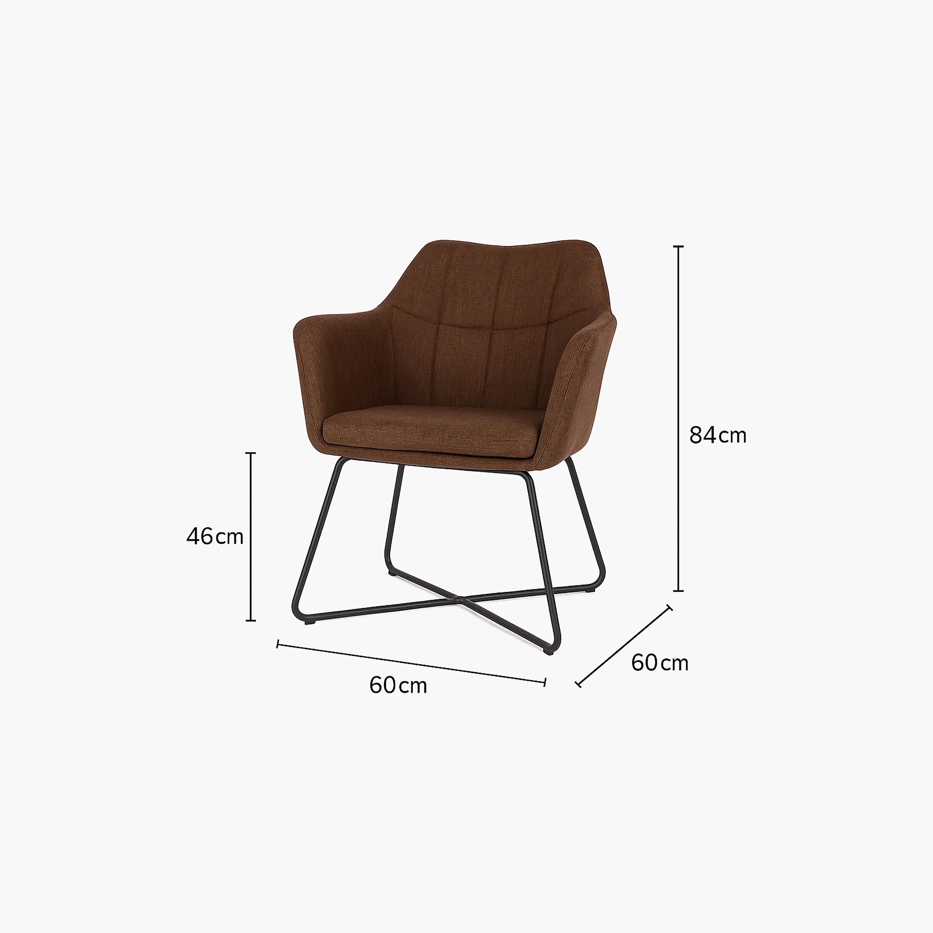 Maria Homes Padded Arm Chair-furniture-sofaandseating-armchairs-image-6