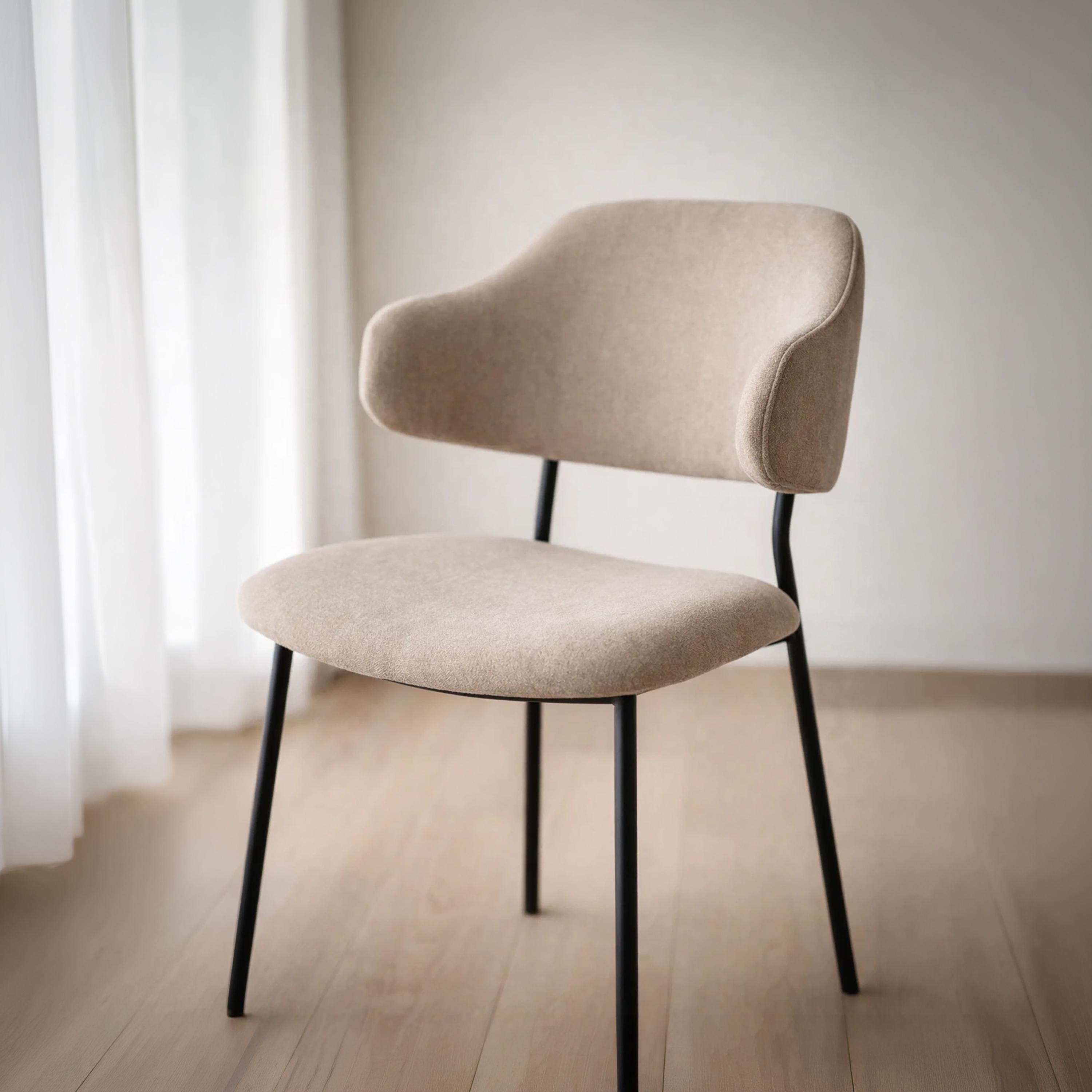 Maria Homes Curved Arm Chair-furniture-sofaandseating-armchairs-image-2