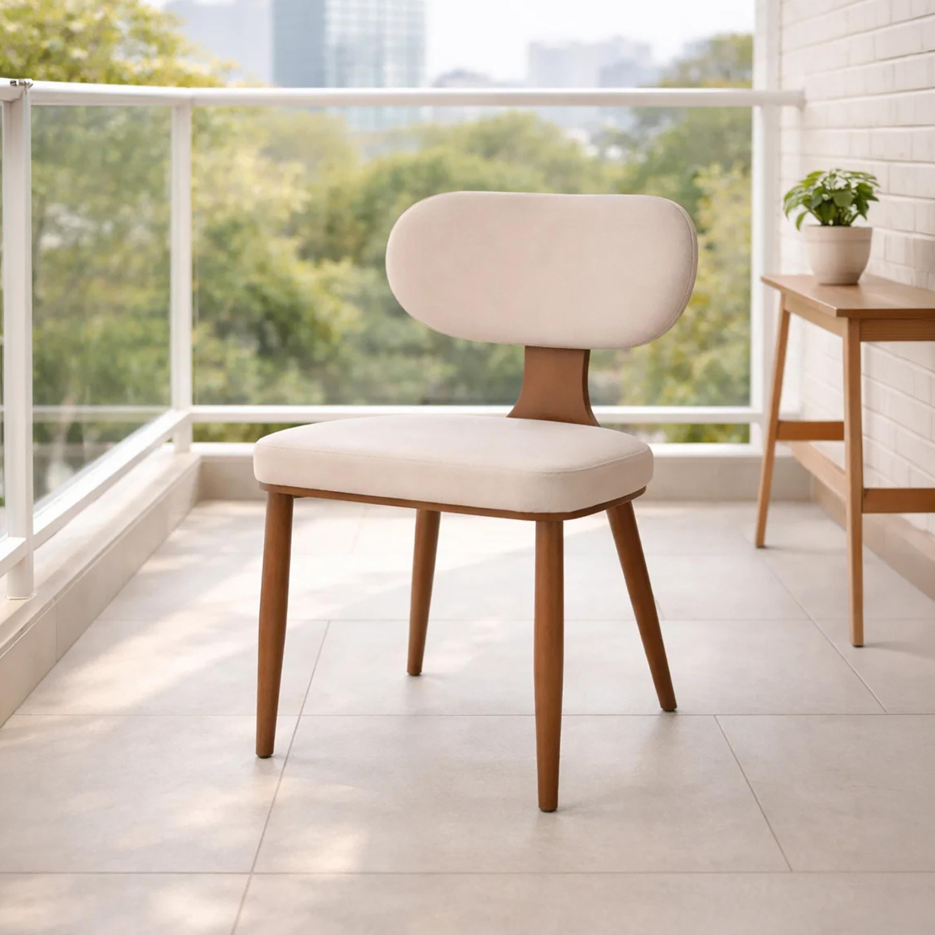 Maria Homes Beige Armless Chair-furniture-diningroom-chairsandbenches-image-1