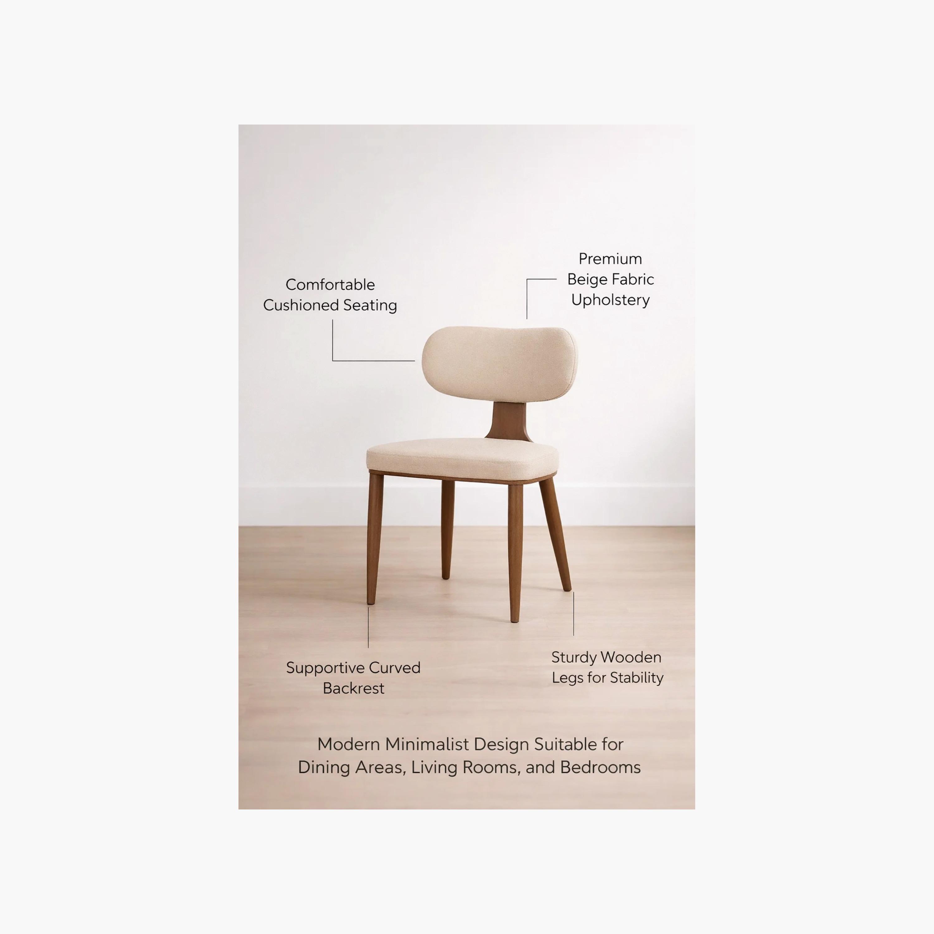 Maria Homes Beige Armless Chair-furniture-diningroom-chairsandbenches-image-4