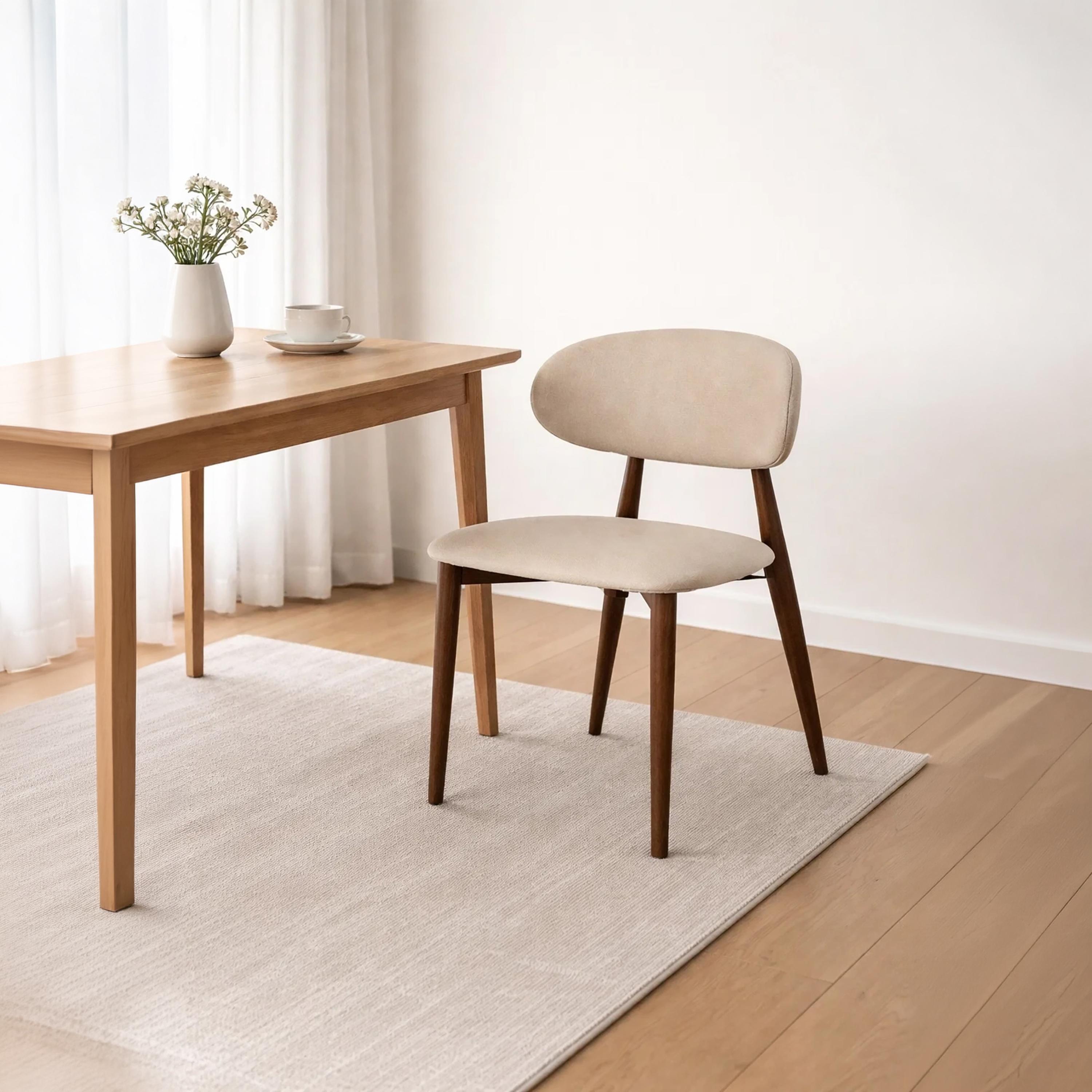 Maria Homes Beige Armless Chair-furniture-diningroom-chairsandbenches-image-2