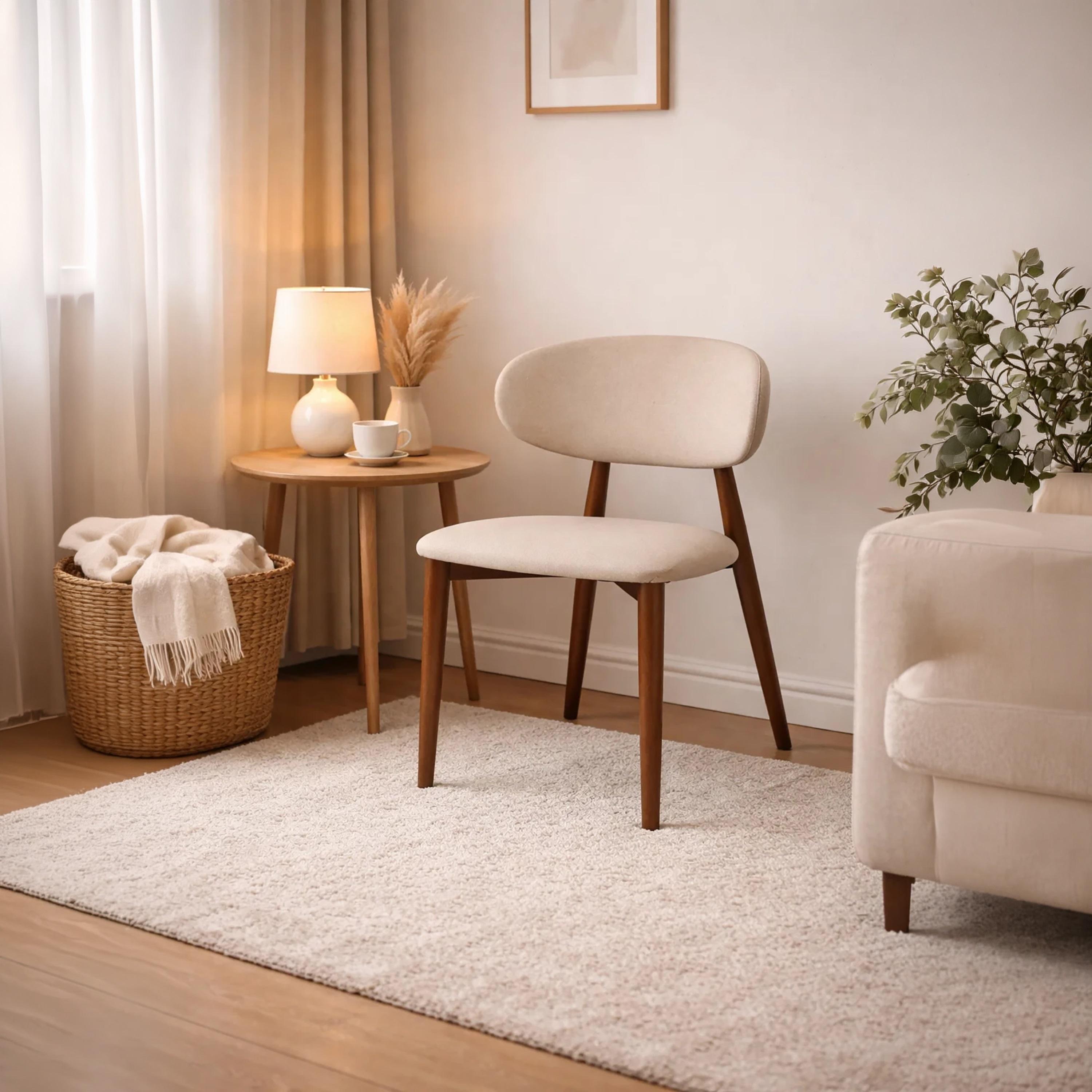 Maria Homes Beige Armless Chair-furniture-diningroom-chairsandbenches-image-3