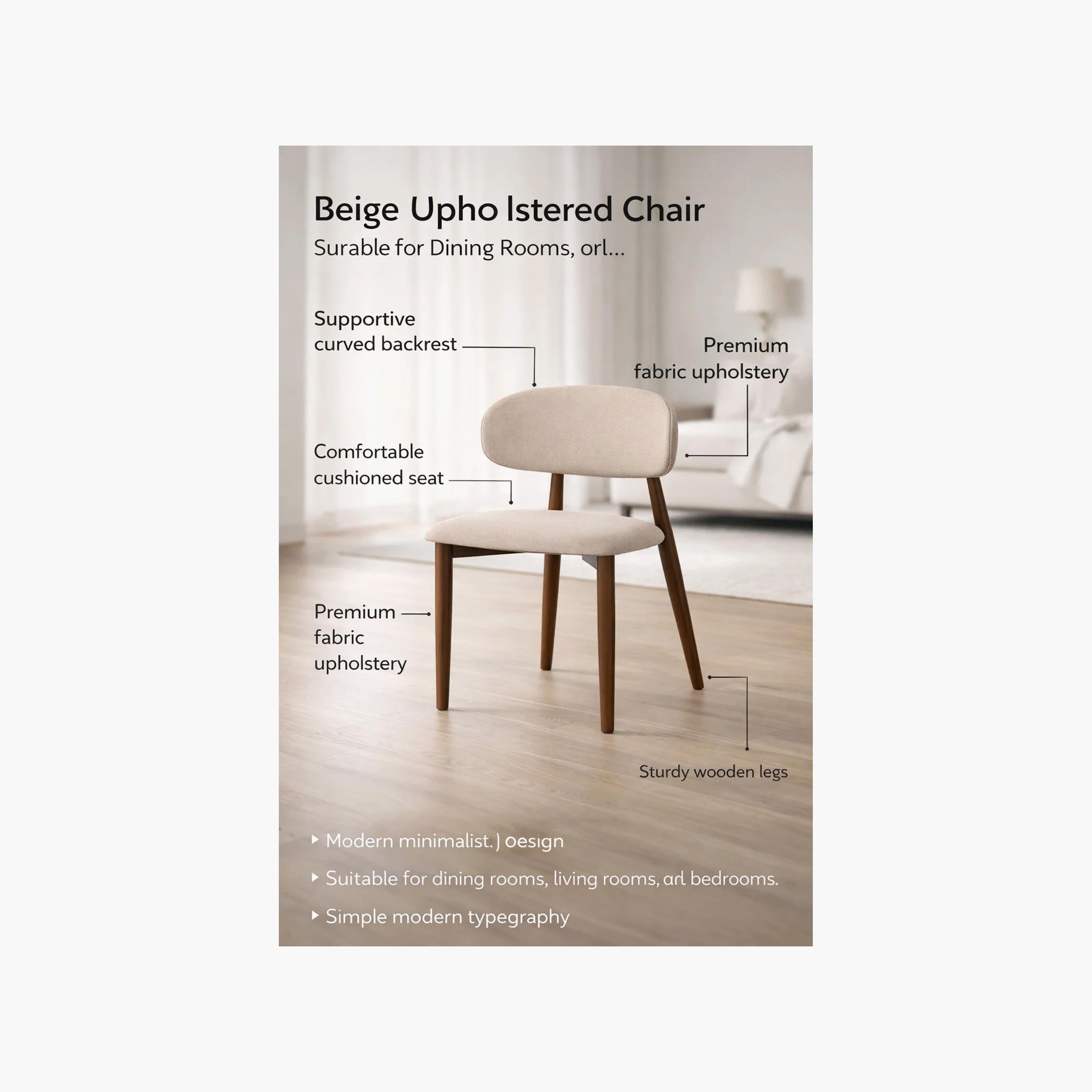 Maria Homes Beige Armless Chair-furniture-diningroom-chairsandbenches-image-4