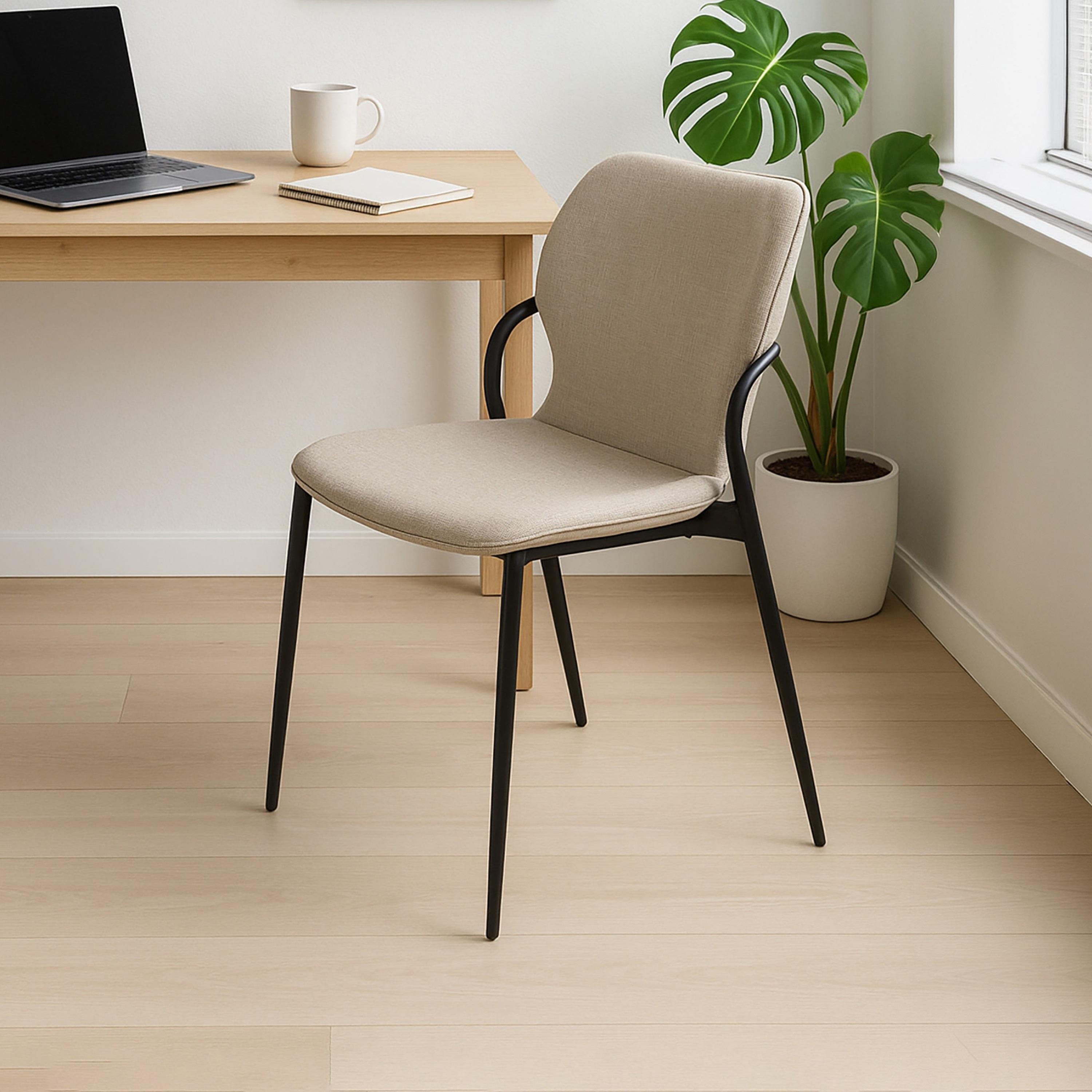 Maria Homes Curved Arm Chair-furniture-sofaandseating-armchairs-image-1