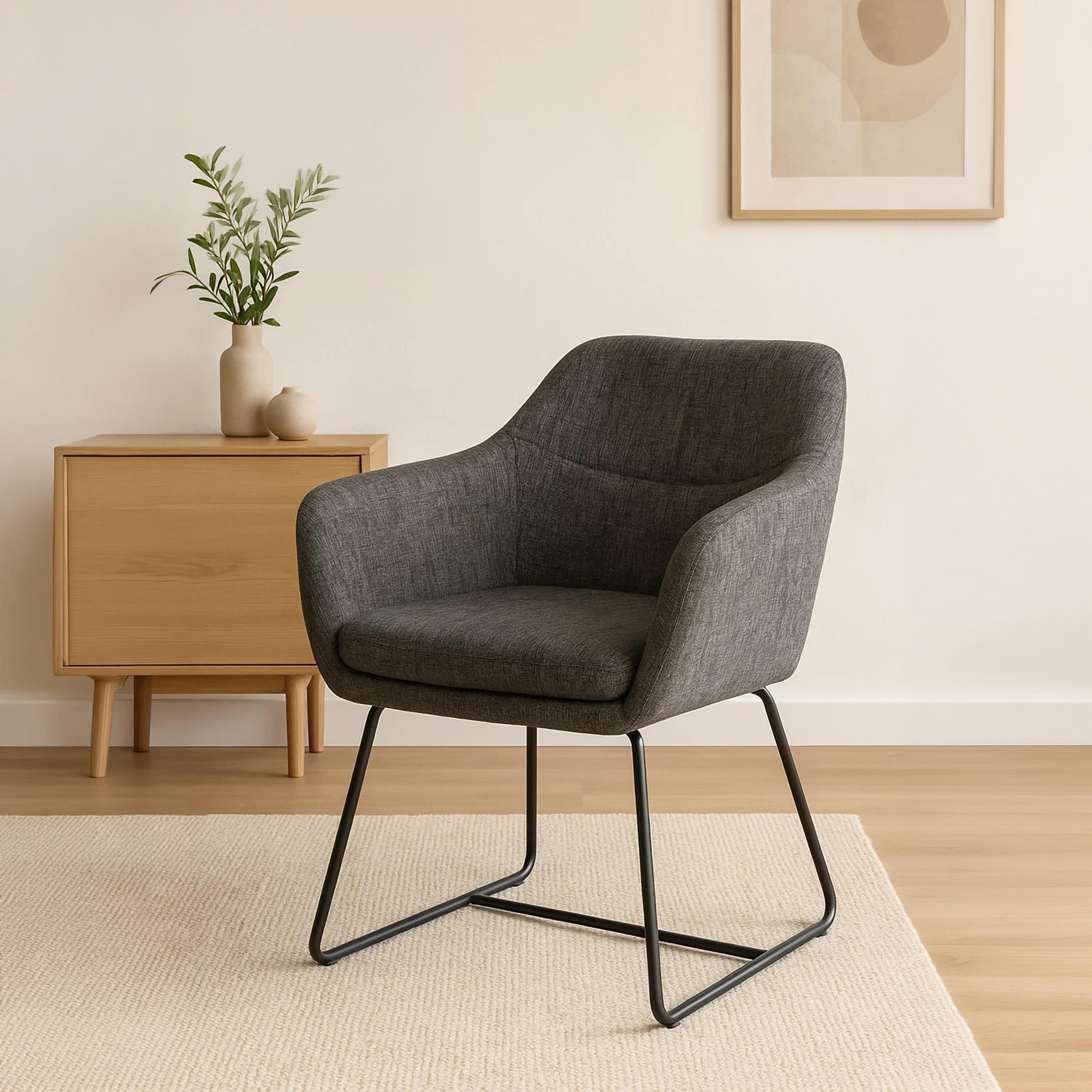 Maria Homes Padded Arm Chair-furniture-sofaandseating-armchairs-image-1