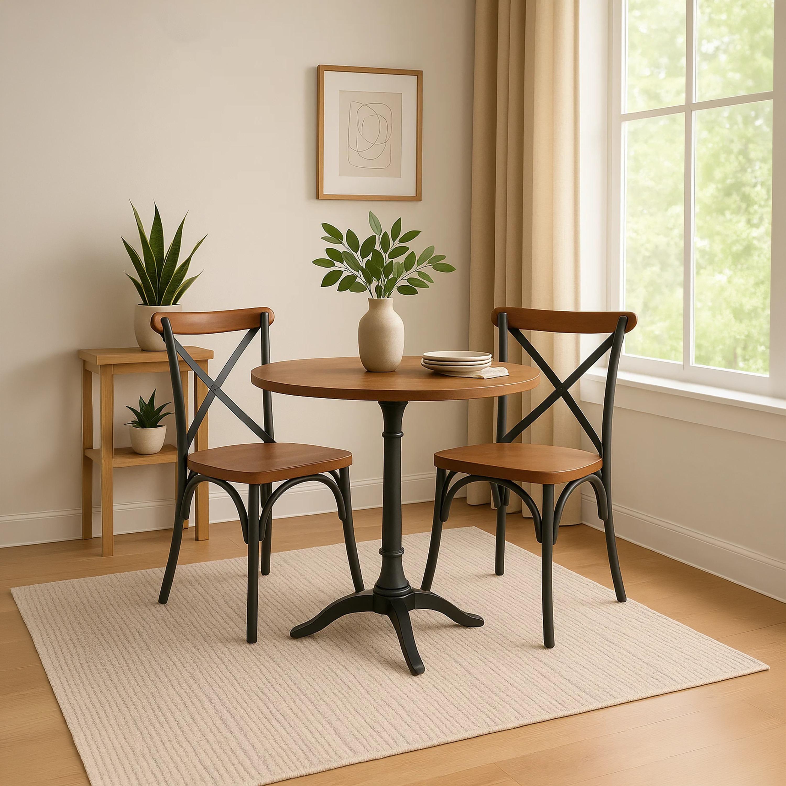 Maria Homes Brown Armless Chair-furniture-diningroom-chairsandbenches-image-3