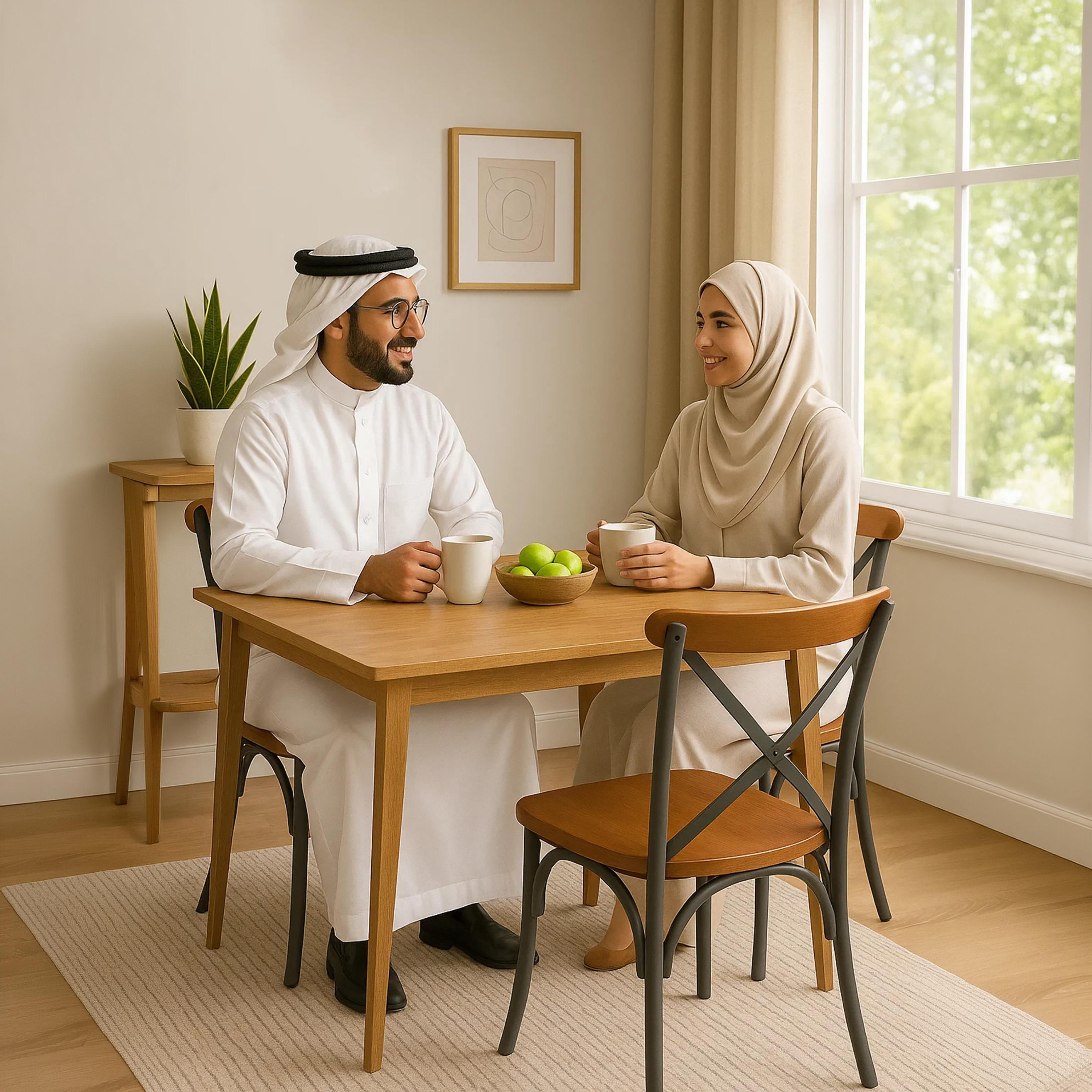 Maria Homes Brown Armless Chair-furniture-diningroom-chairsandbenches-image-4