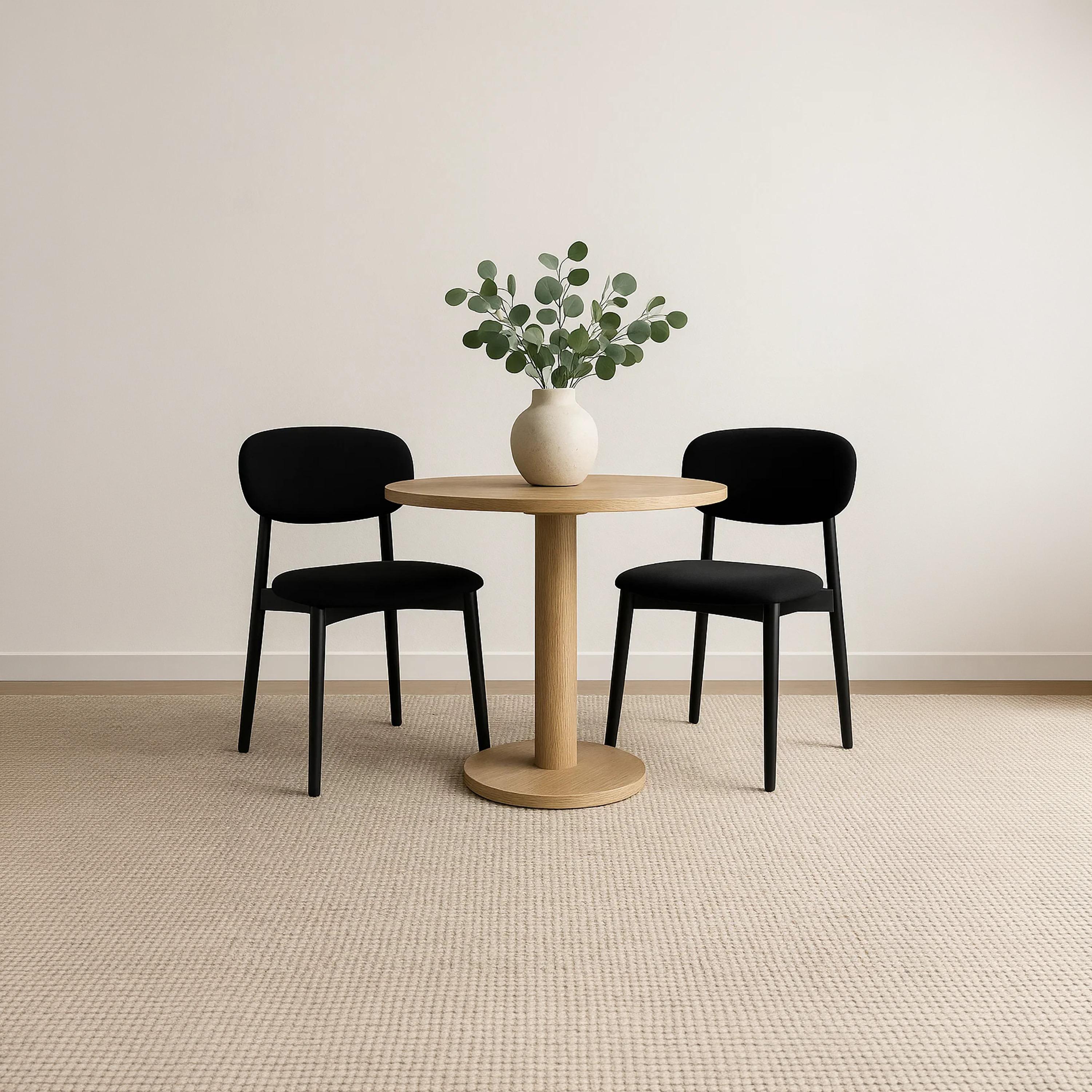 Maria Homes Black Armless Chair-furniture-diningroom-chairsandbenches-image-2
