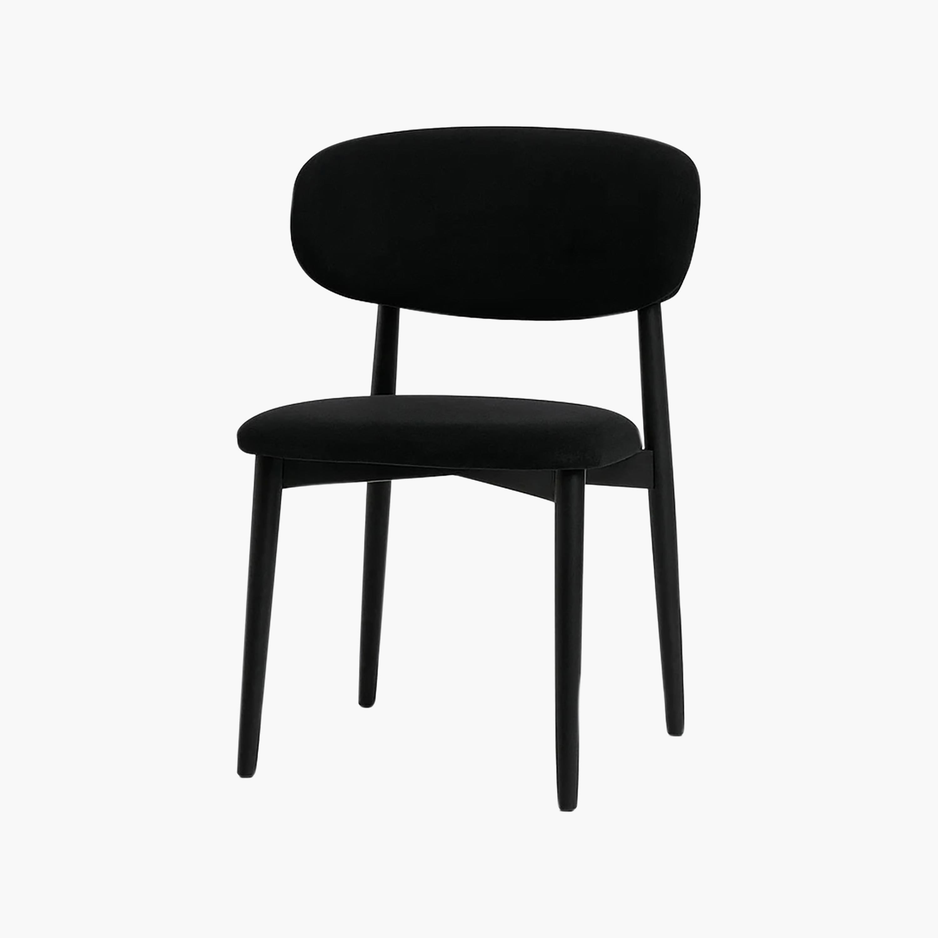 Maria Homes Black Armless Chair-furniture-diningroom-chairsandbenches-image-5