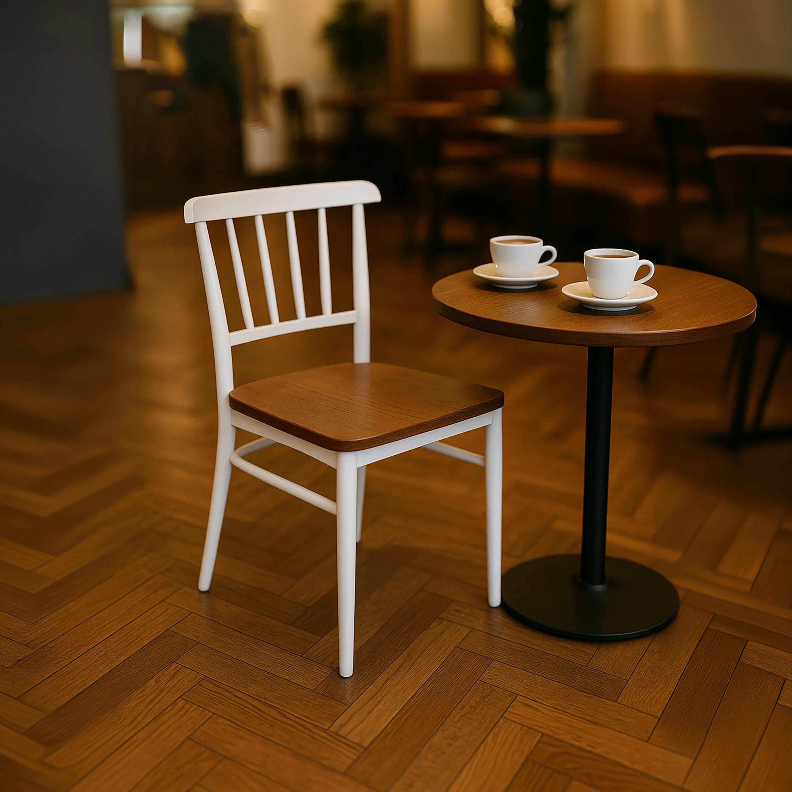 كرسي أبيض بدون ذراعين من ماريا هومز-furniture-diningroom-chairsandbenches-image-2