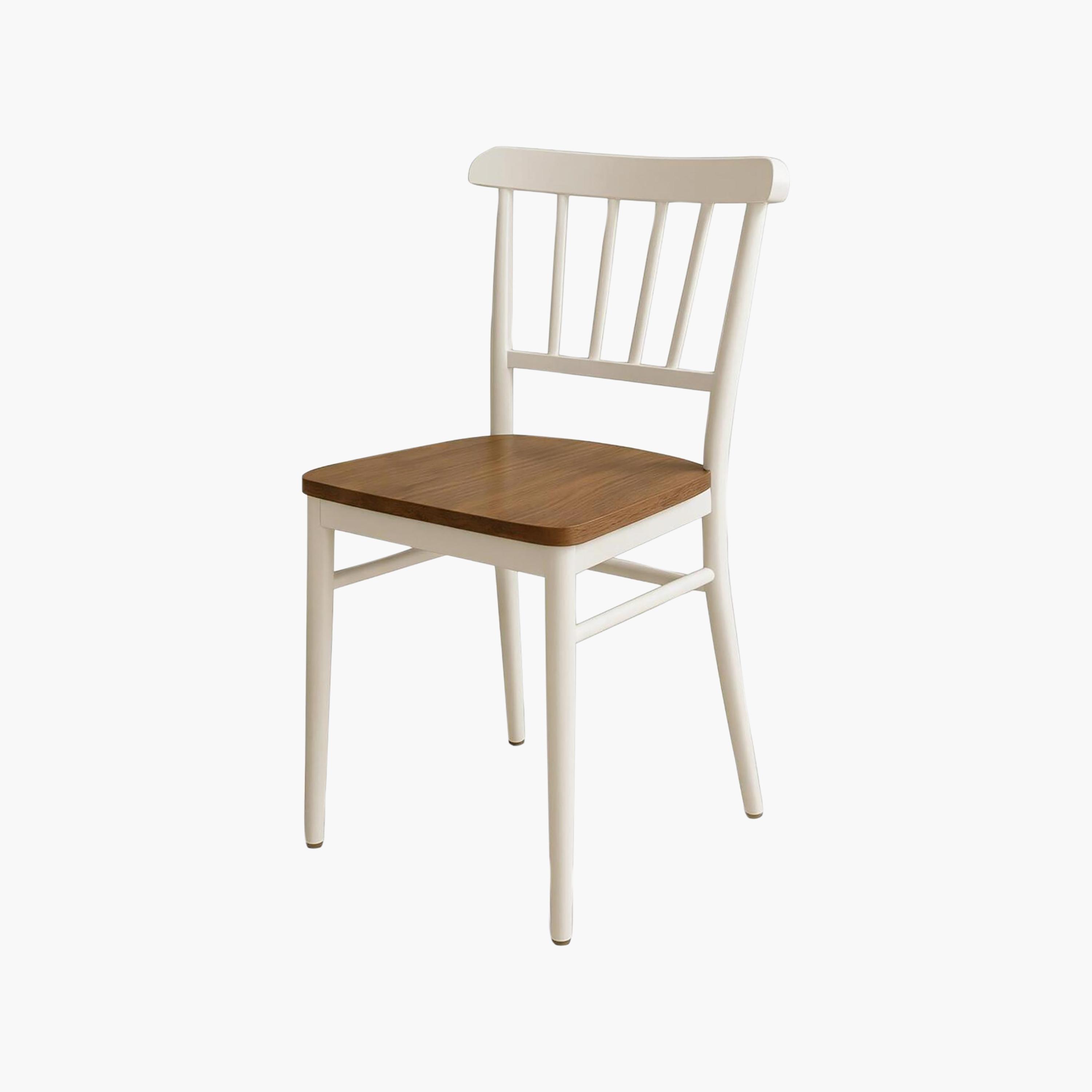 كرسي أبيض بدون ذراعين من ماريا هومز-furniture-diningroom-chairsandbenches-image-6