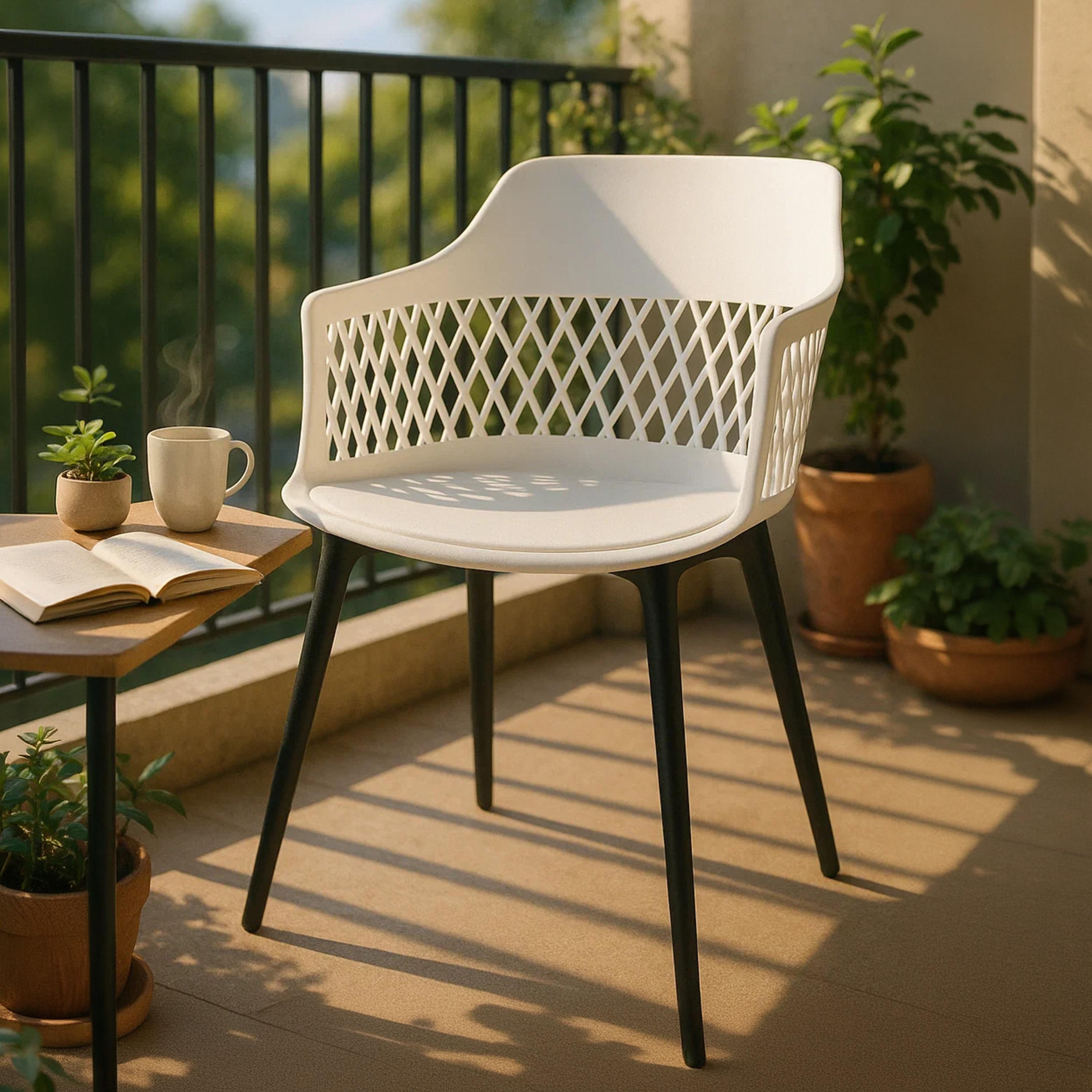 Maria Homes Curved Arm Chair-furniture-sofaandseating-armchairs-image-1