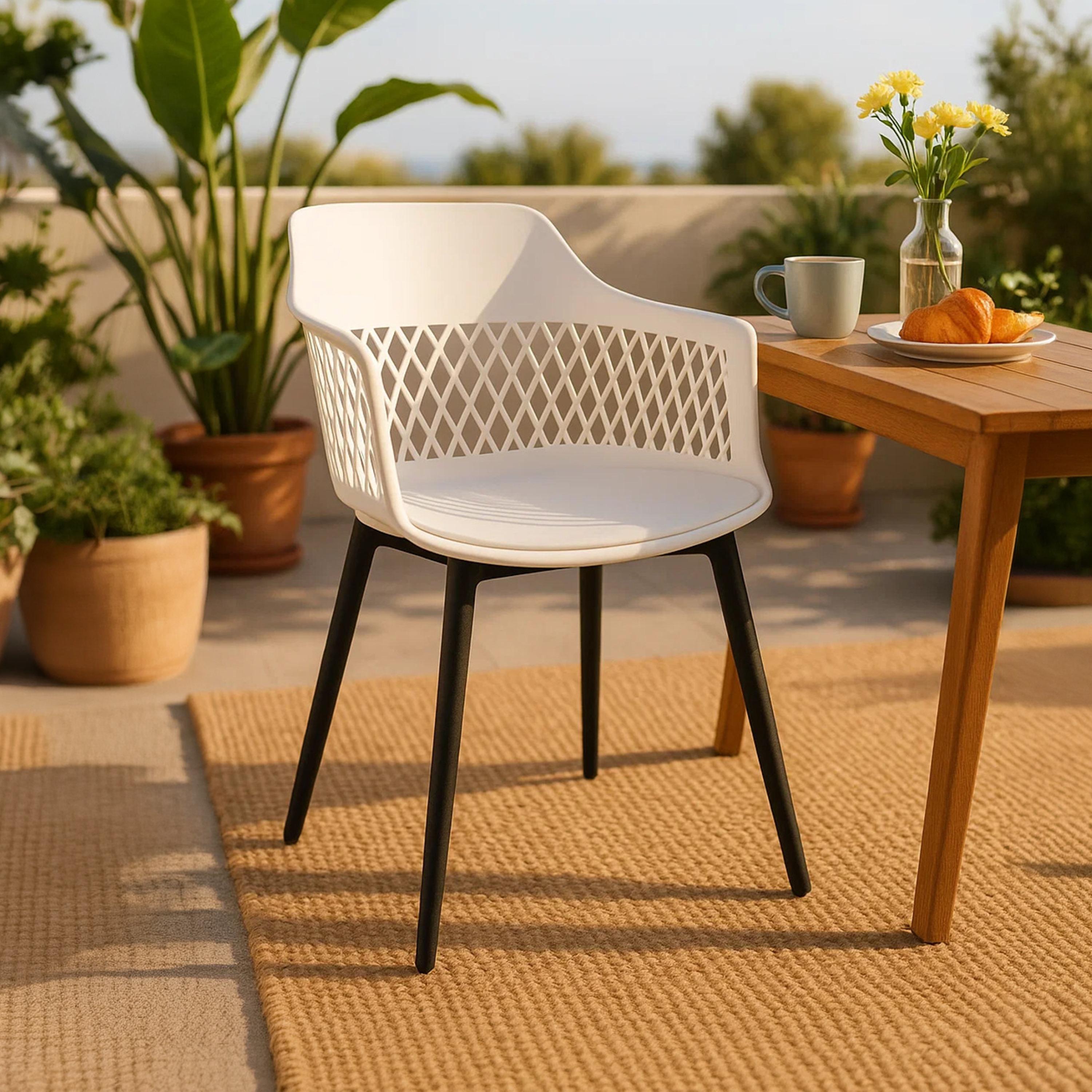 Maria Homes Curved Arm Chair-furniture-sofaandseating-armchairs-image-2