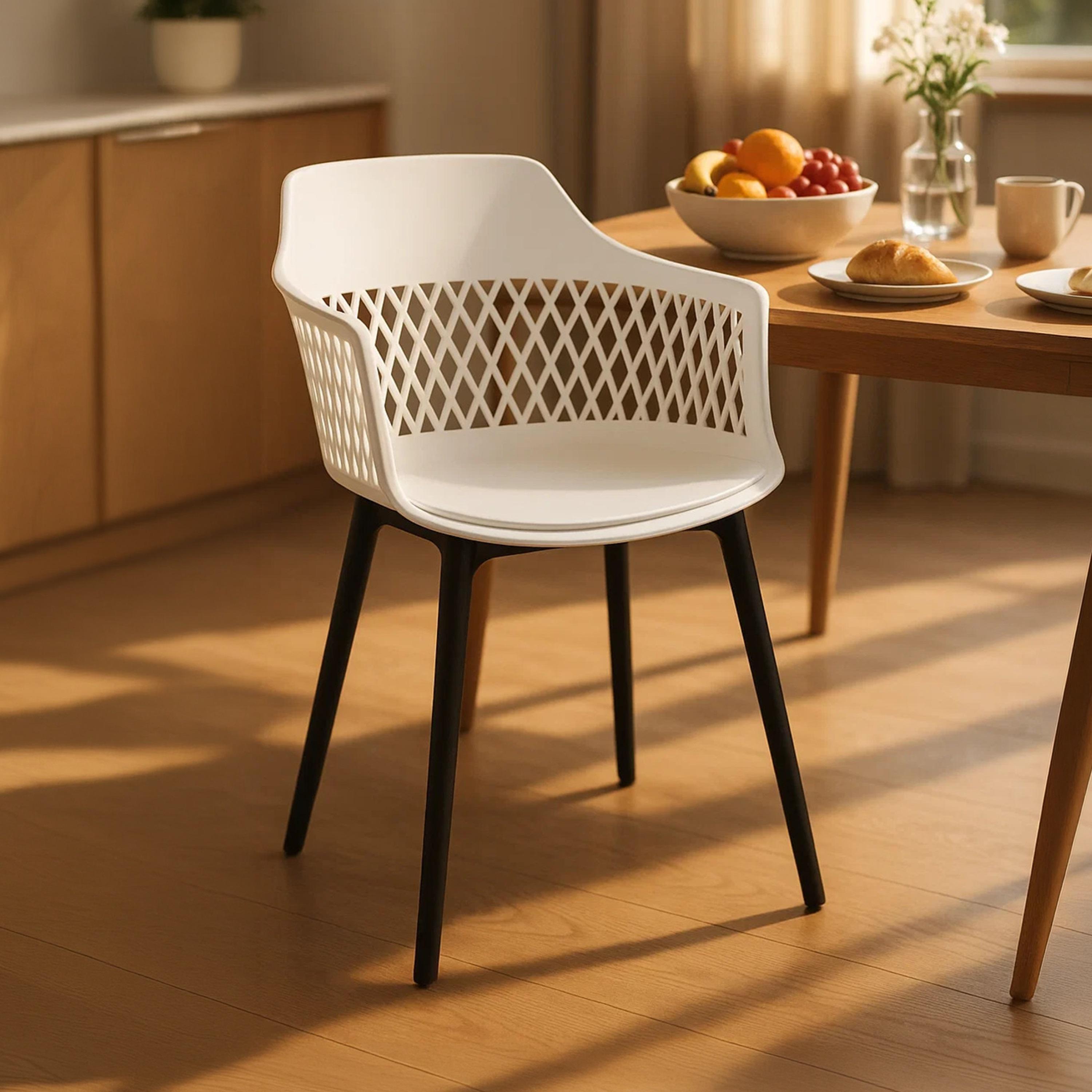 Maria Homes Curved Arm Chair-furniture-sofaandseating-armchairs-image-3