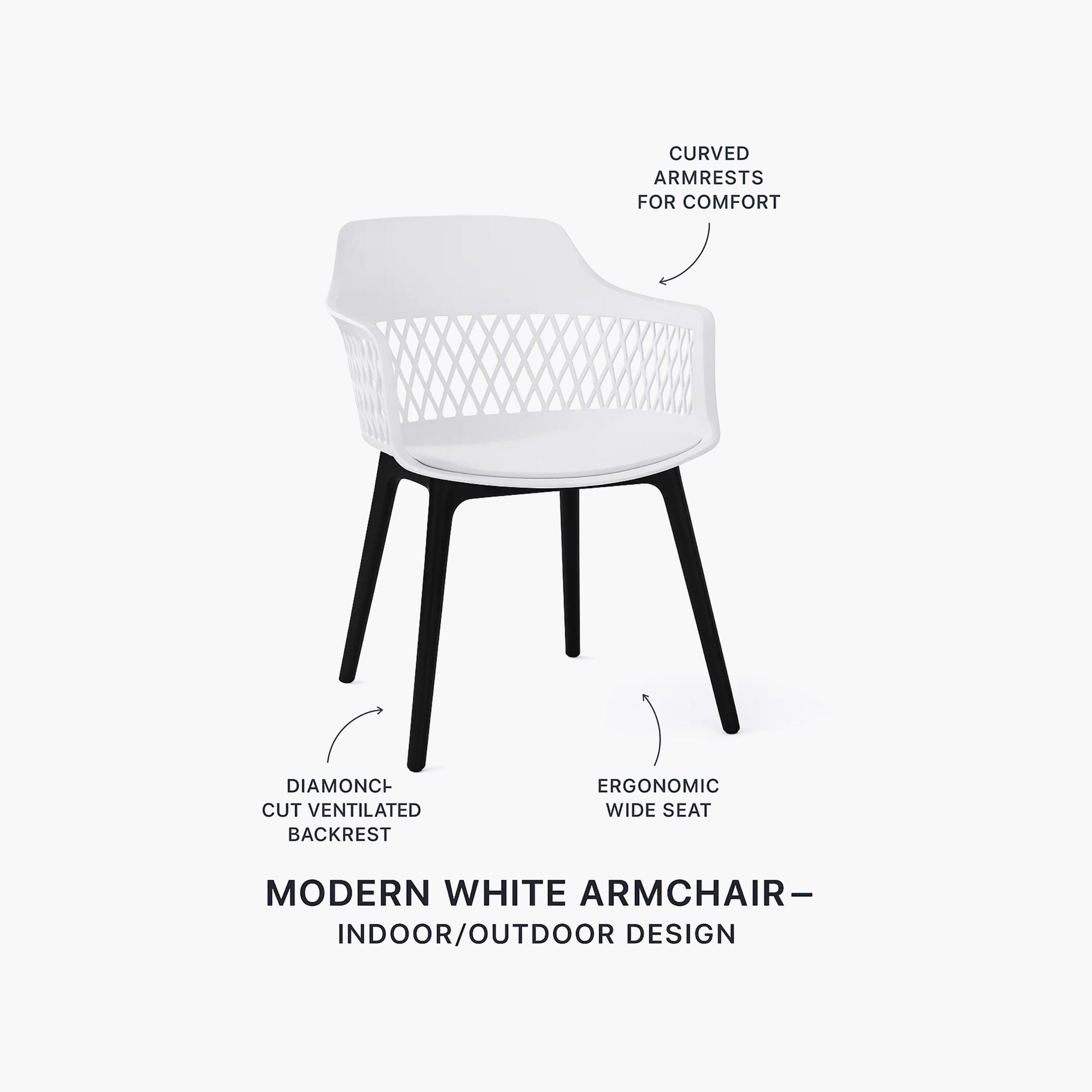 Maria Homes Curved Arm Chair-furniture-sofaandseating-armchairs-image-4