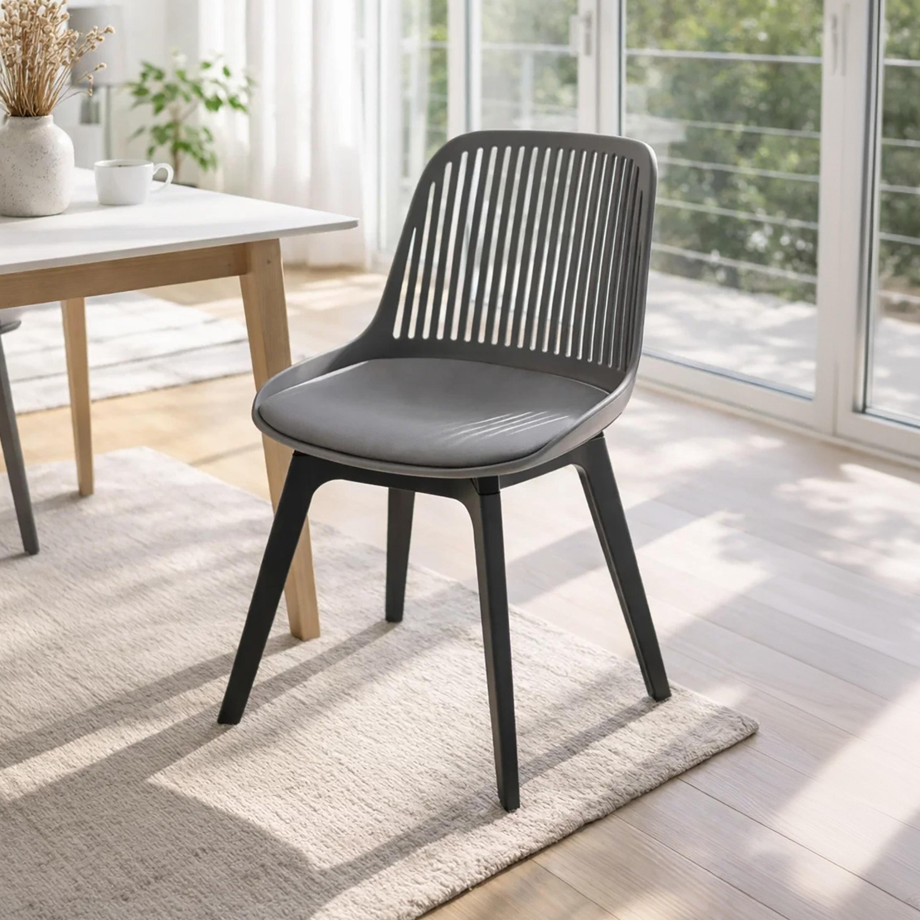 كرسي أنيق بدون ذراعين من ماريا هومز-furniture-diningroom-chairsandbenches-image-1