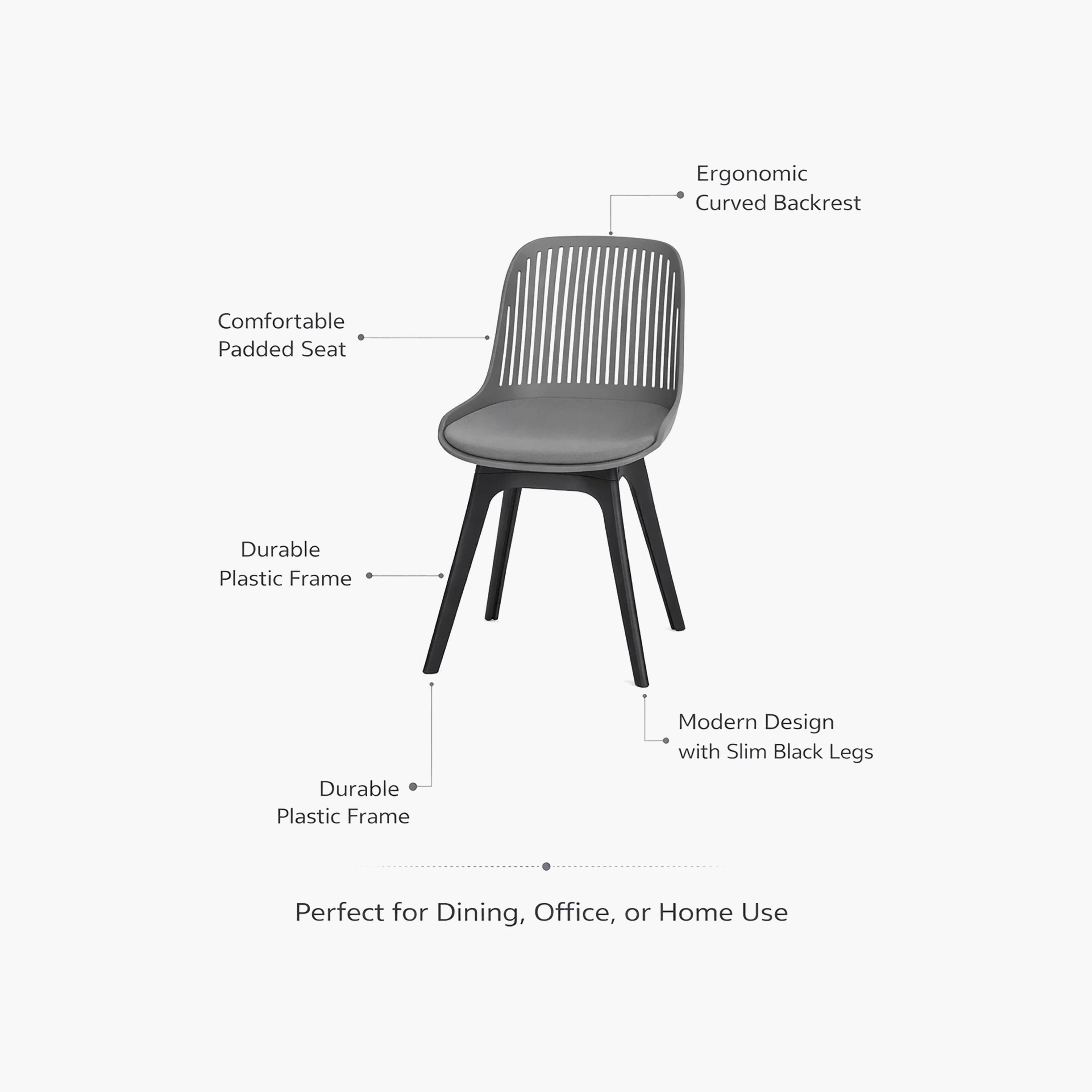 كرسي أنيق بدون ذراعين من ماريا هومز-furniture-diningroom-chairsandbenches-image-5