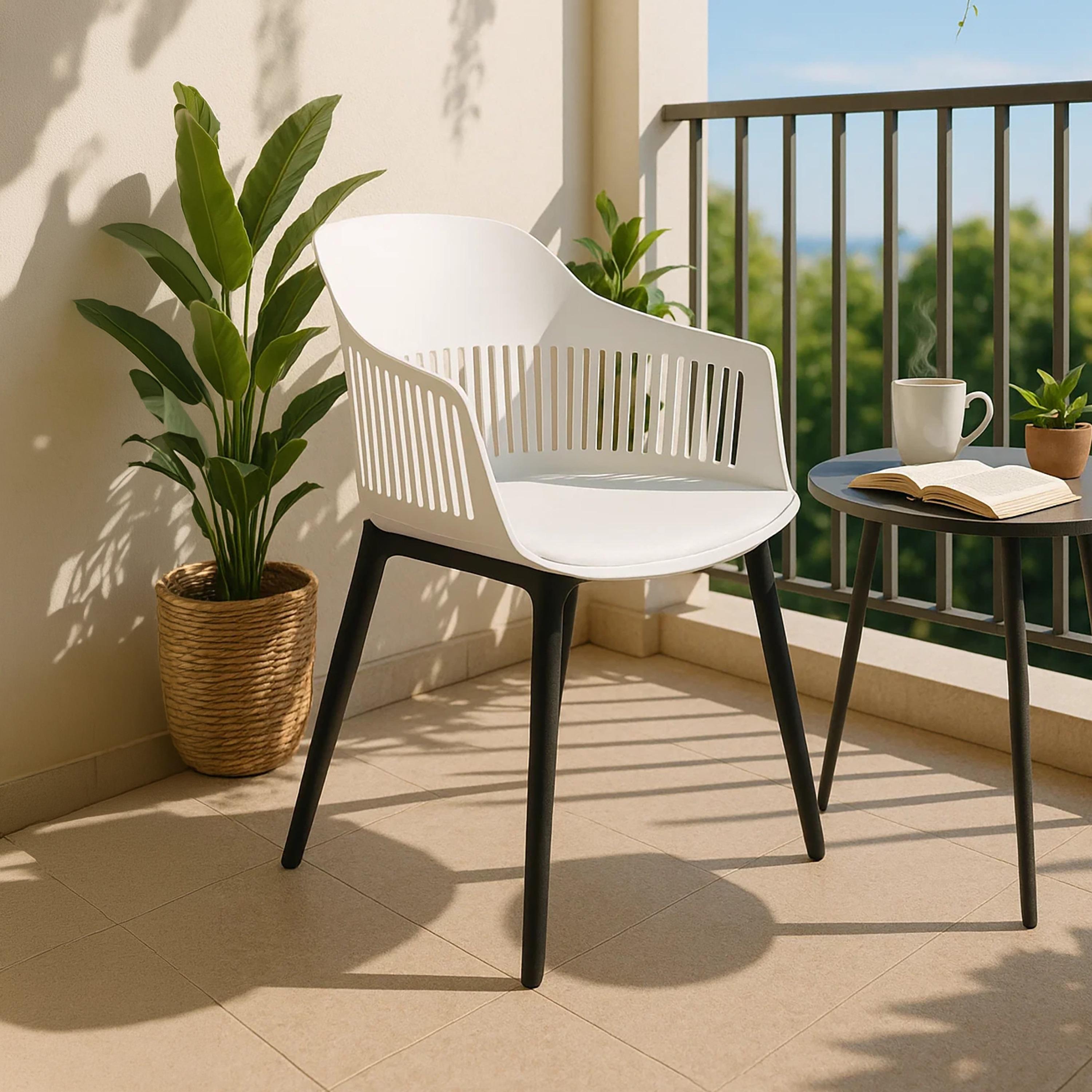 Maria Homes Curved Arm Chair-furniture-sofaandseating-armchairs-image-1