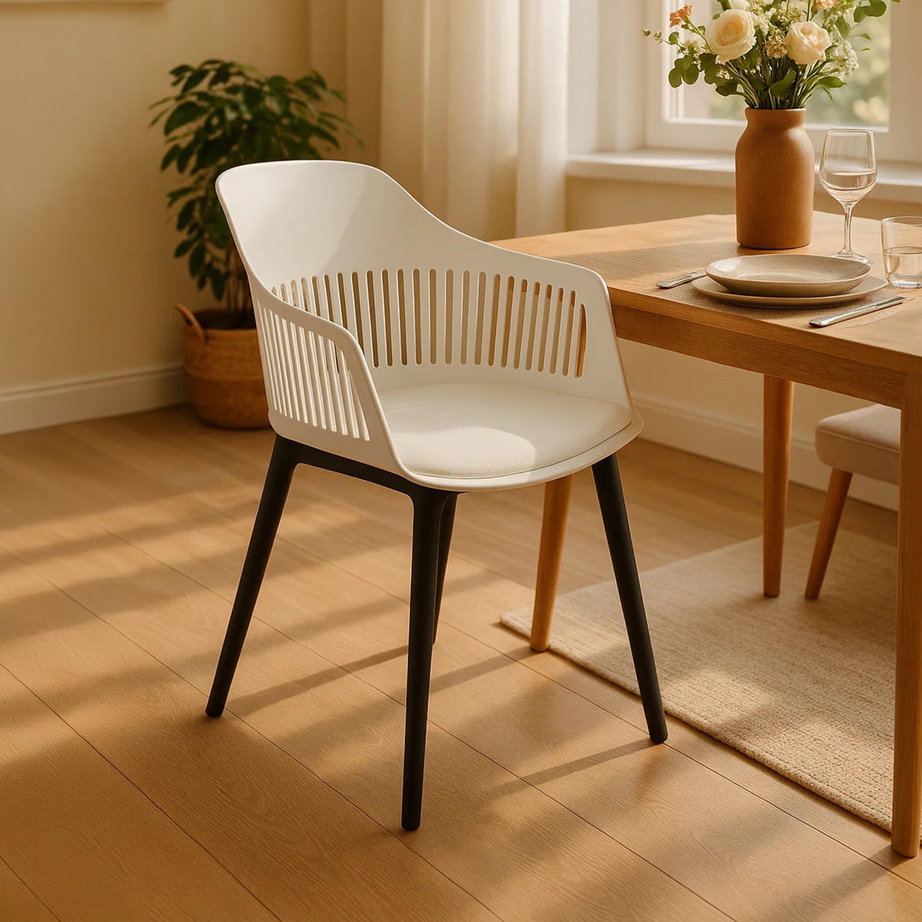 Maria Homes Curved Arm Chair-furniture-sofaandseating-armchairs-image-2