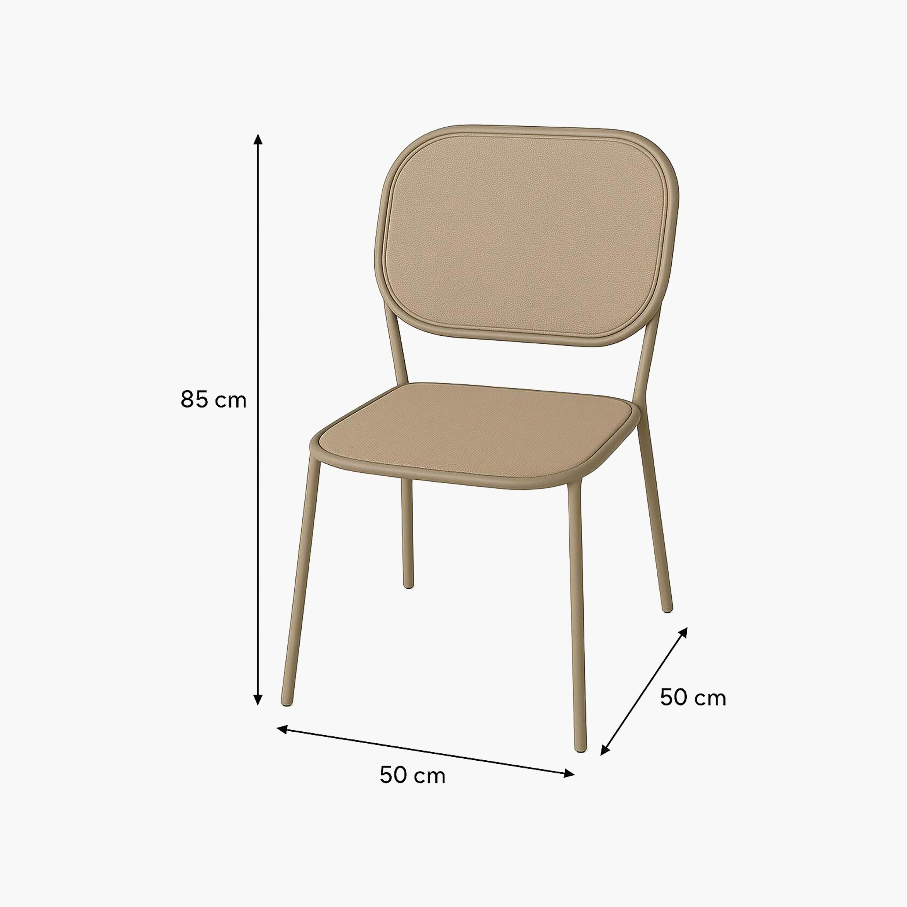 Maria Homes Beige Armless Chair-furniture-diningroom-chairsandbenches-image-6