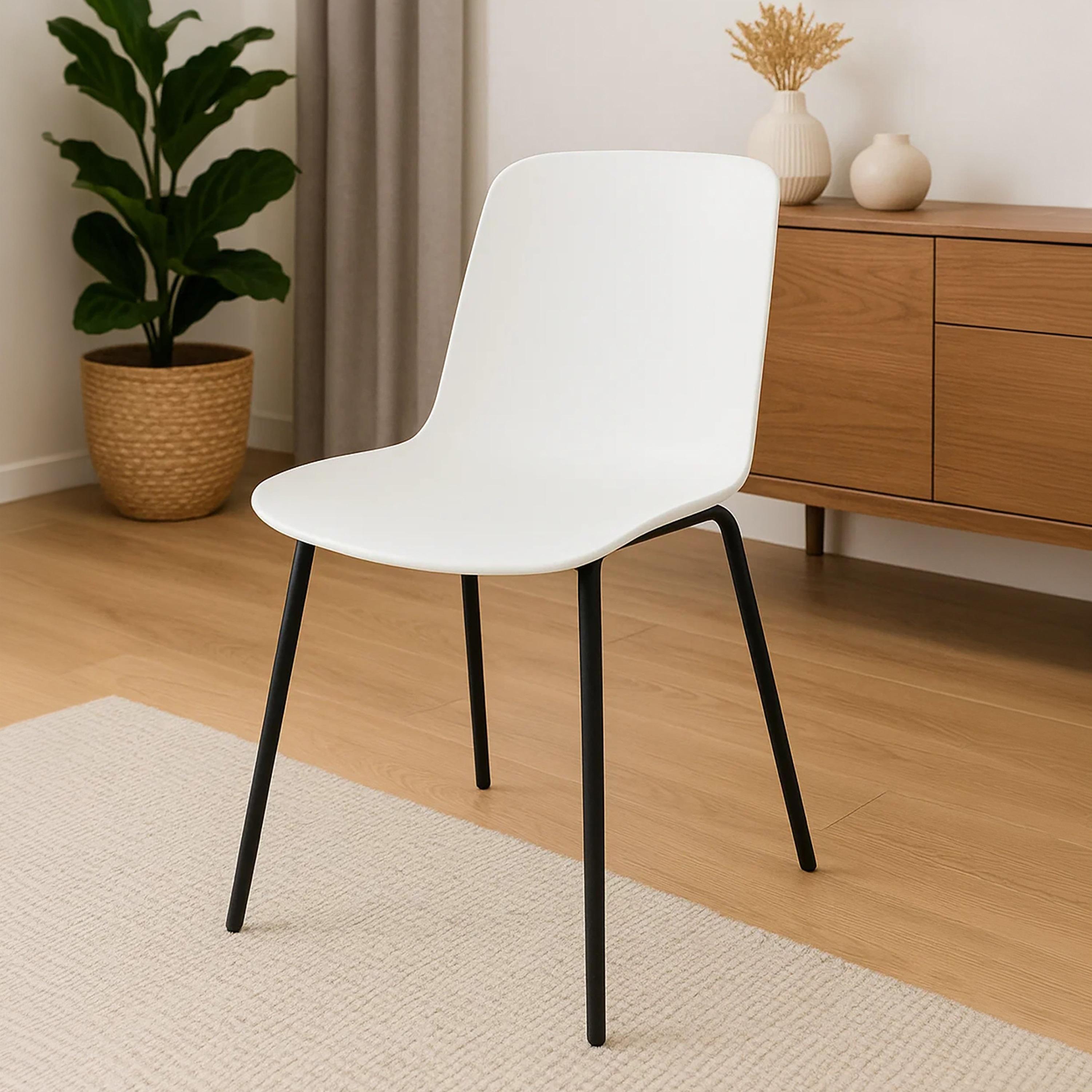 كرسي أنيق بدون ذراعين من ماريا هومز-furniture-diningroom-chairsandbenches-image-1