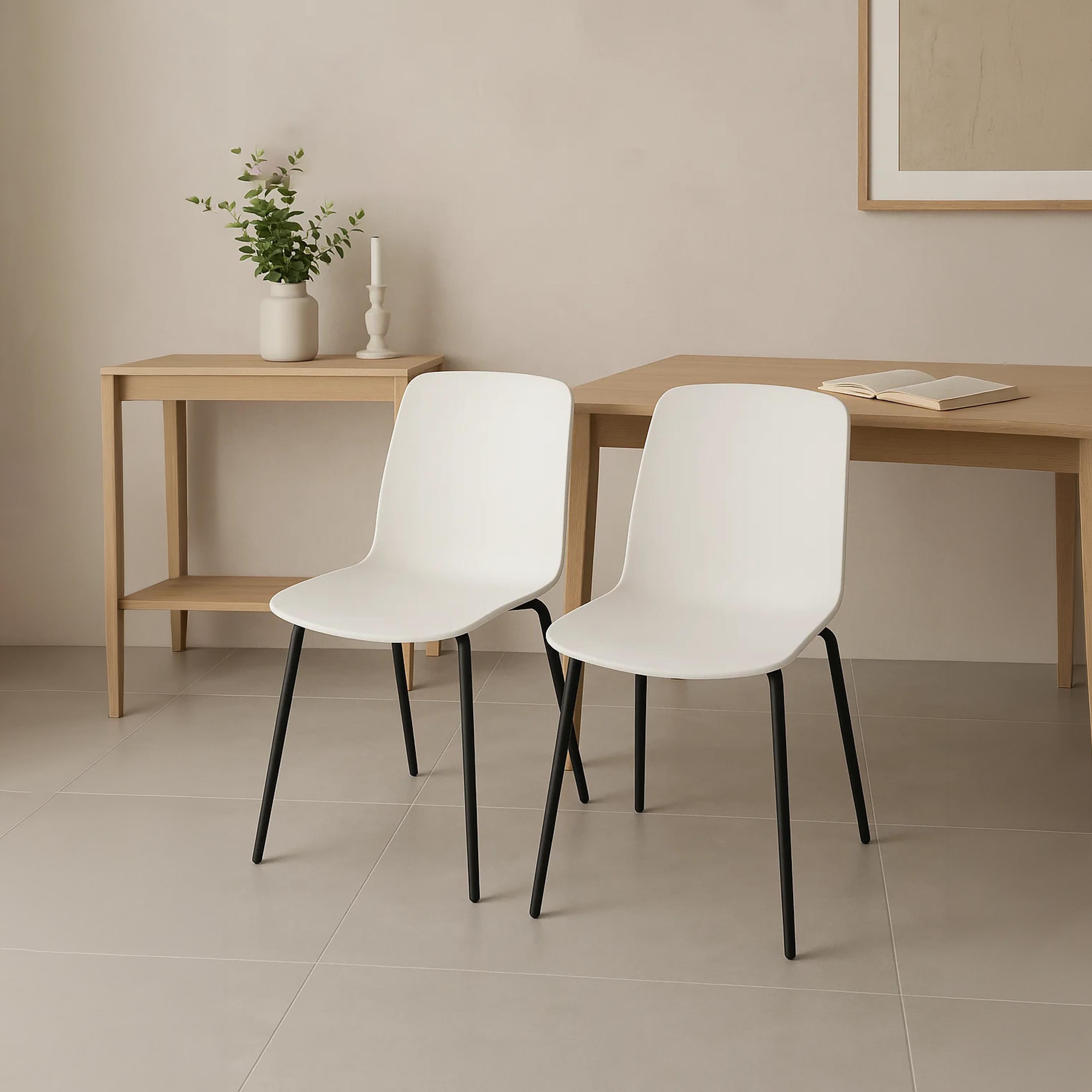 كرسي أنيق بدون ذراعين من ماريا هومز-furniture-diningroom-chairsandbenches-image-3