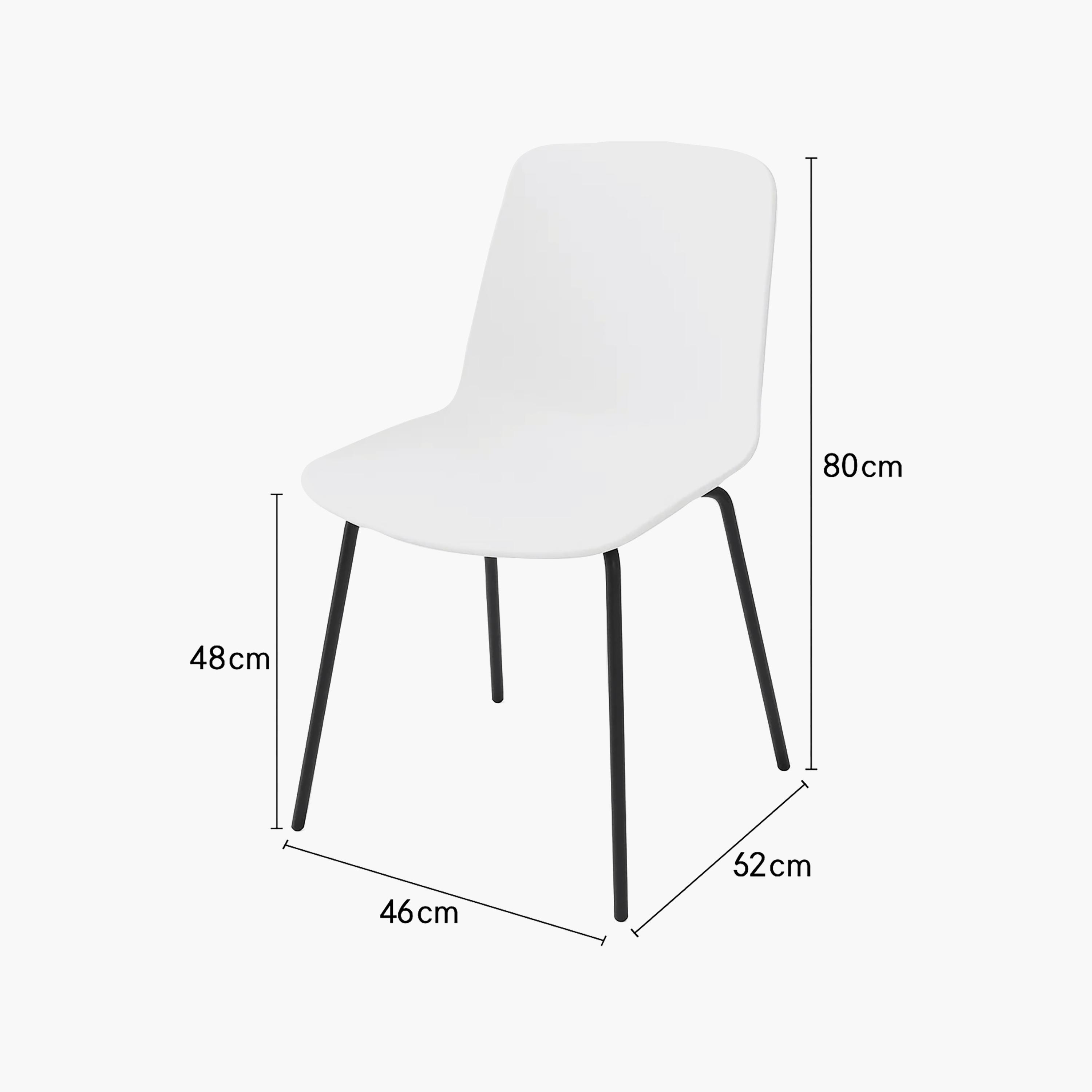 كرسي أنيق بدون ذراعين من ماريا هومز-furniture-diningroom-chairsandbenches-image-6