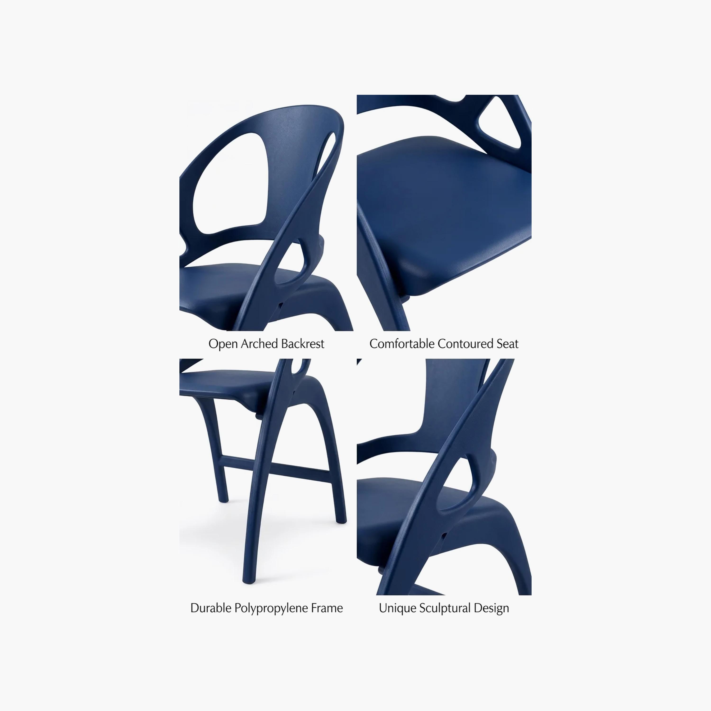 Maria Homes Blue Sloped Arm Chair-furniture-sofaandseating-armchairs-image-3
